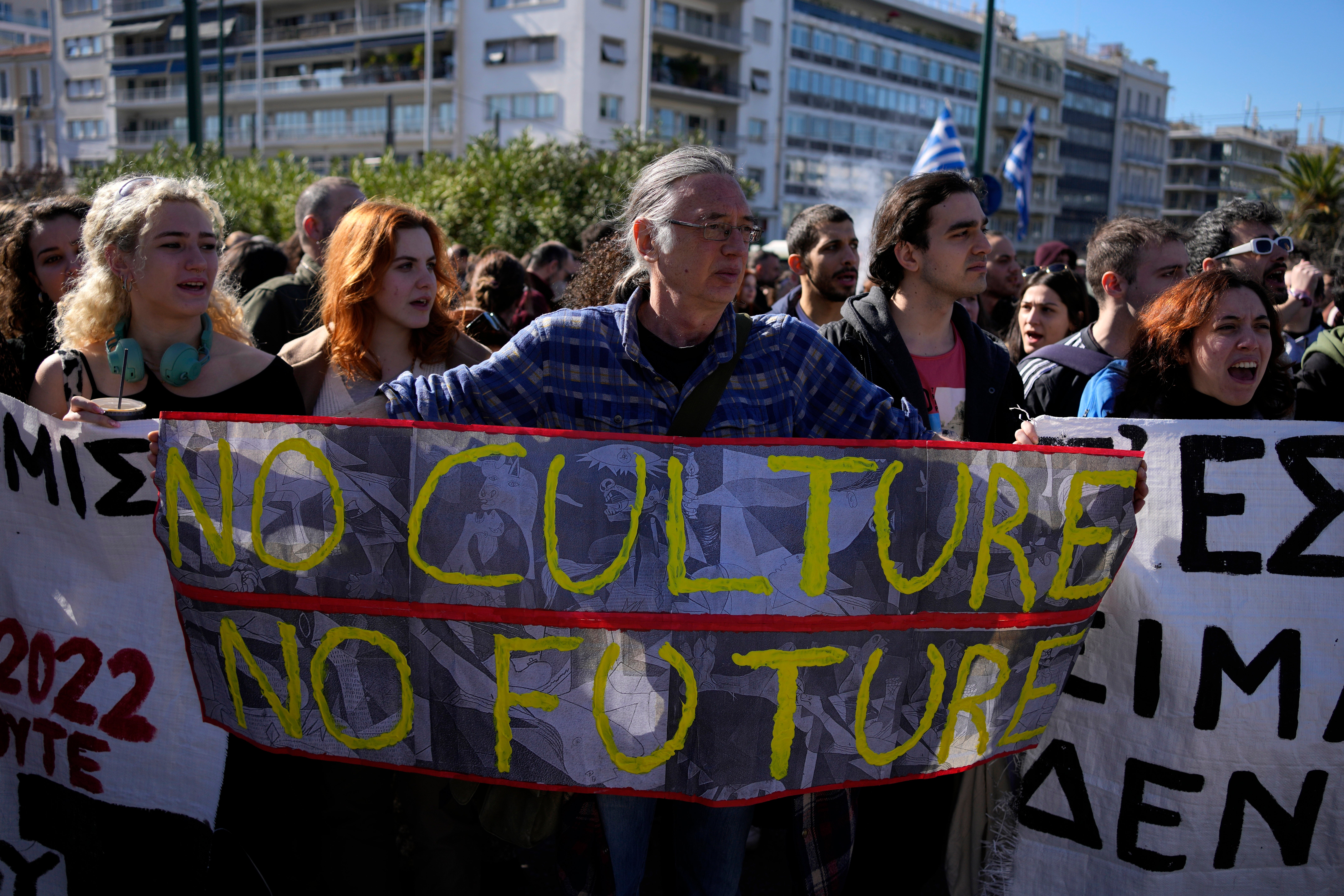 Greece Artists On Strike