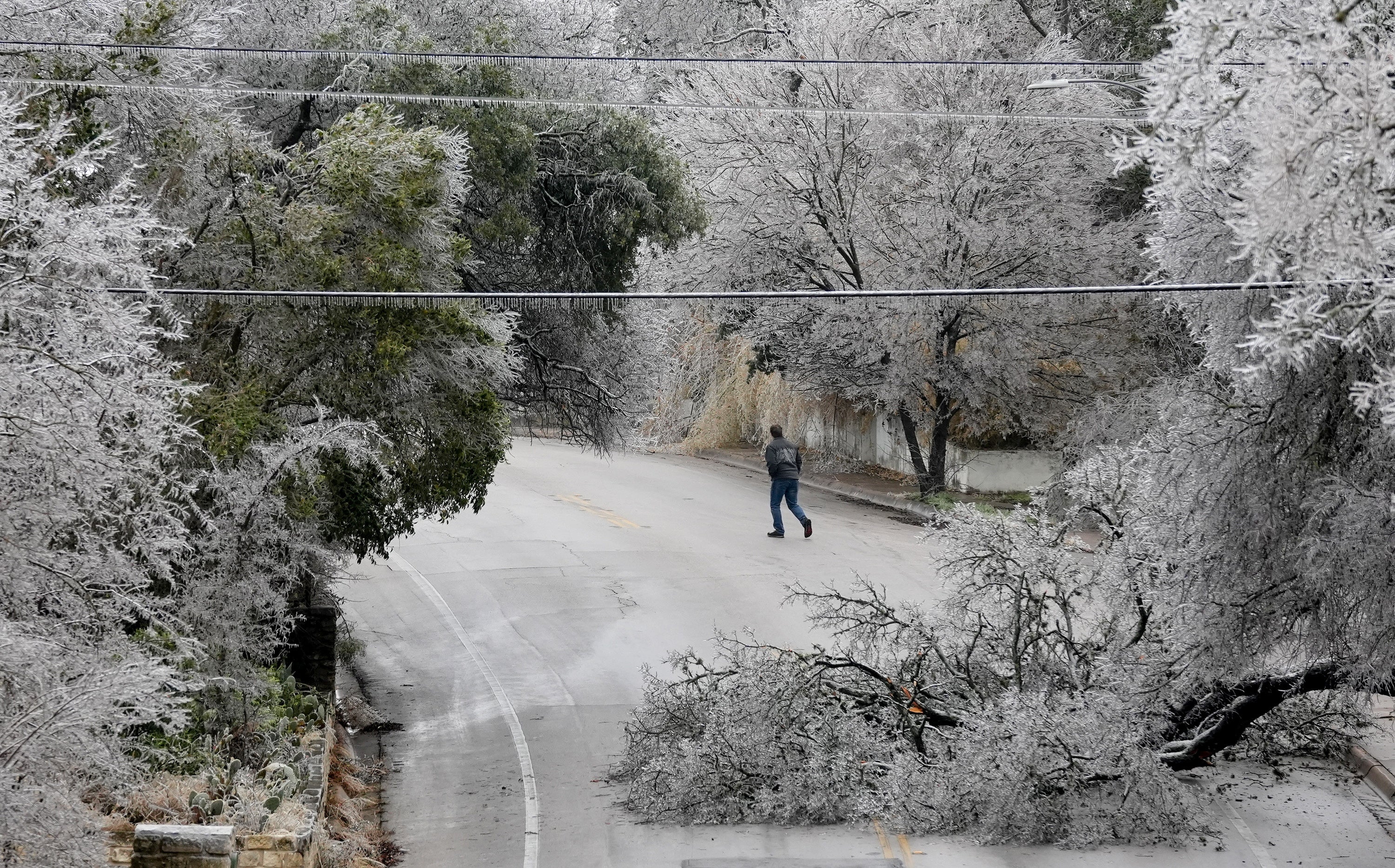 Ice storm: Wind chill to bring Northeast areas to 50F below zero as nine dead, 400,000 without power in Texas