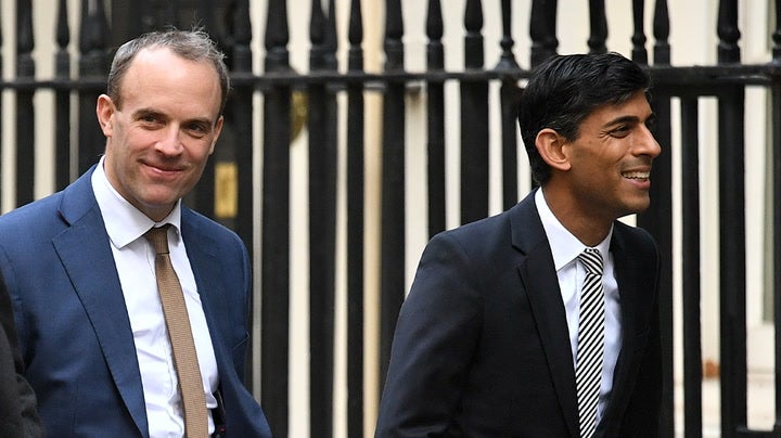 Rishi Sunak ‘comfortable’ with Dominic Raab keeping job despite bullying allegations