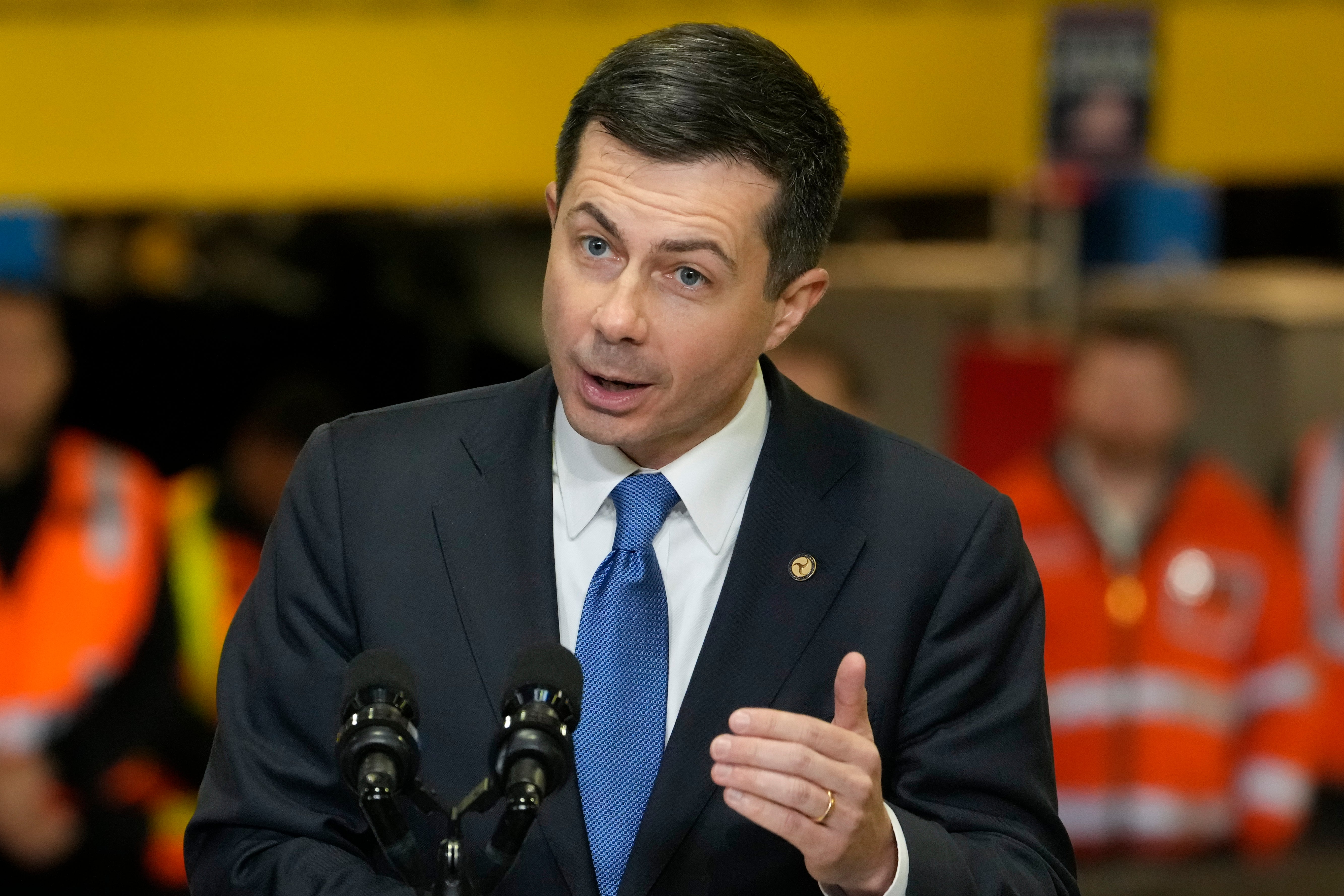 Transportation Secretary Pete Buttigieg.