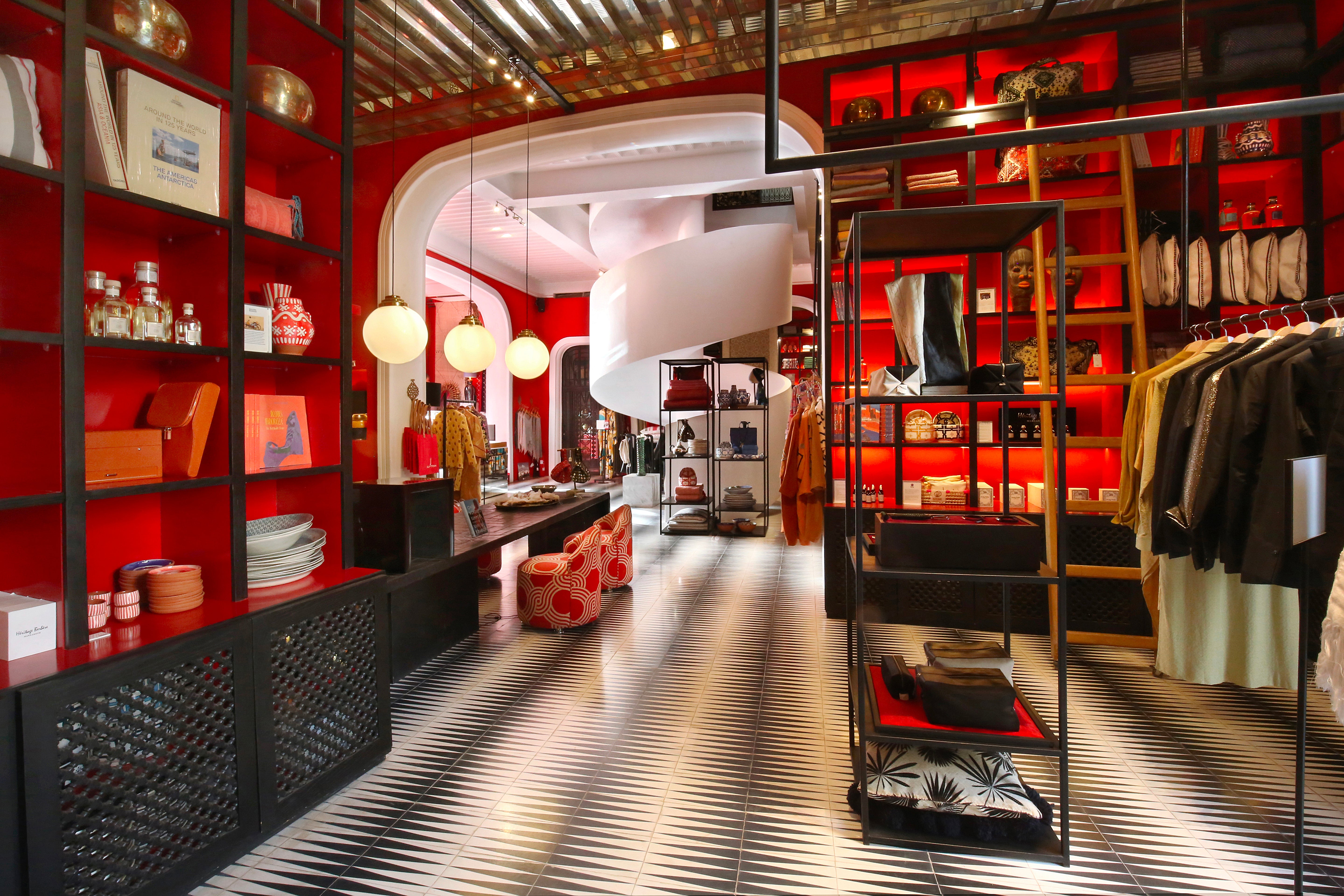 El Fenn has a scarlet-daubed concept store