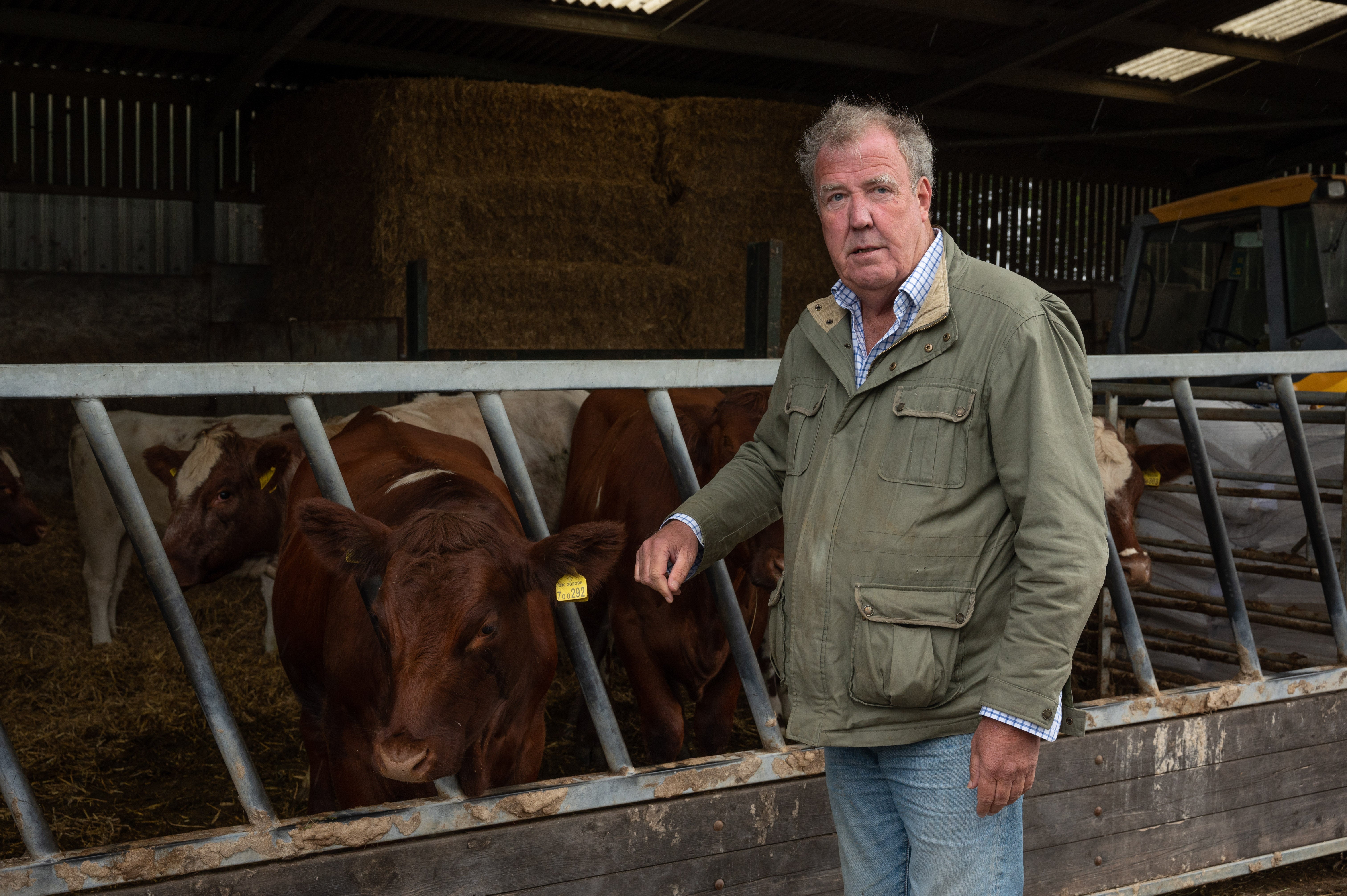 Clarkson at his farm