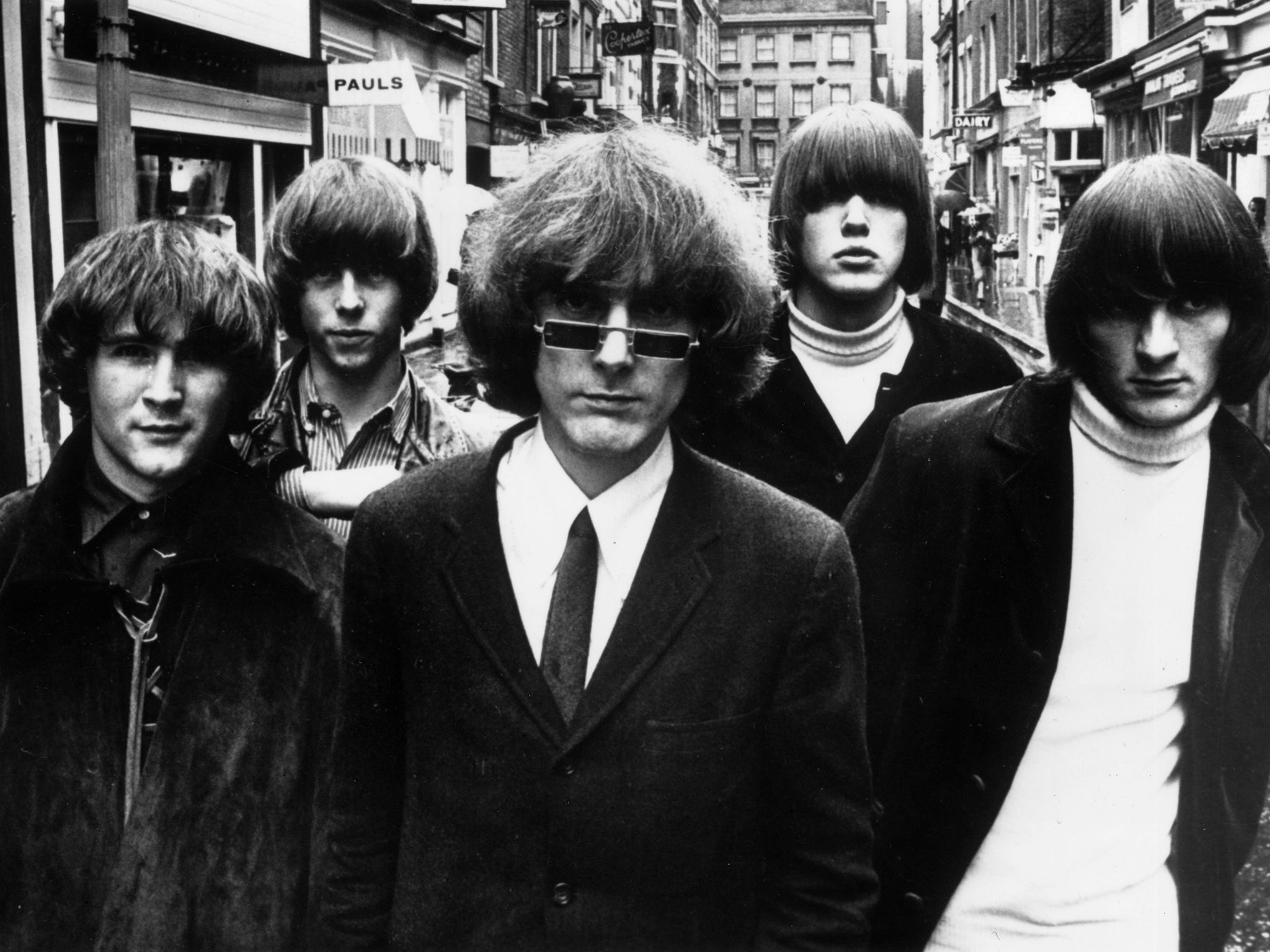 So you want to be a rock’n’roll star? Crosby, left, with The Byrds in London, 1965