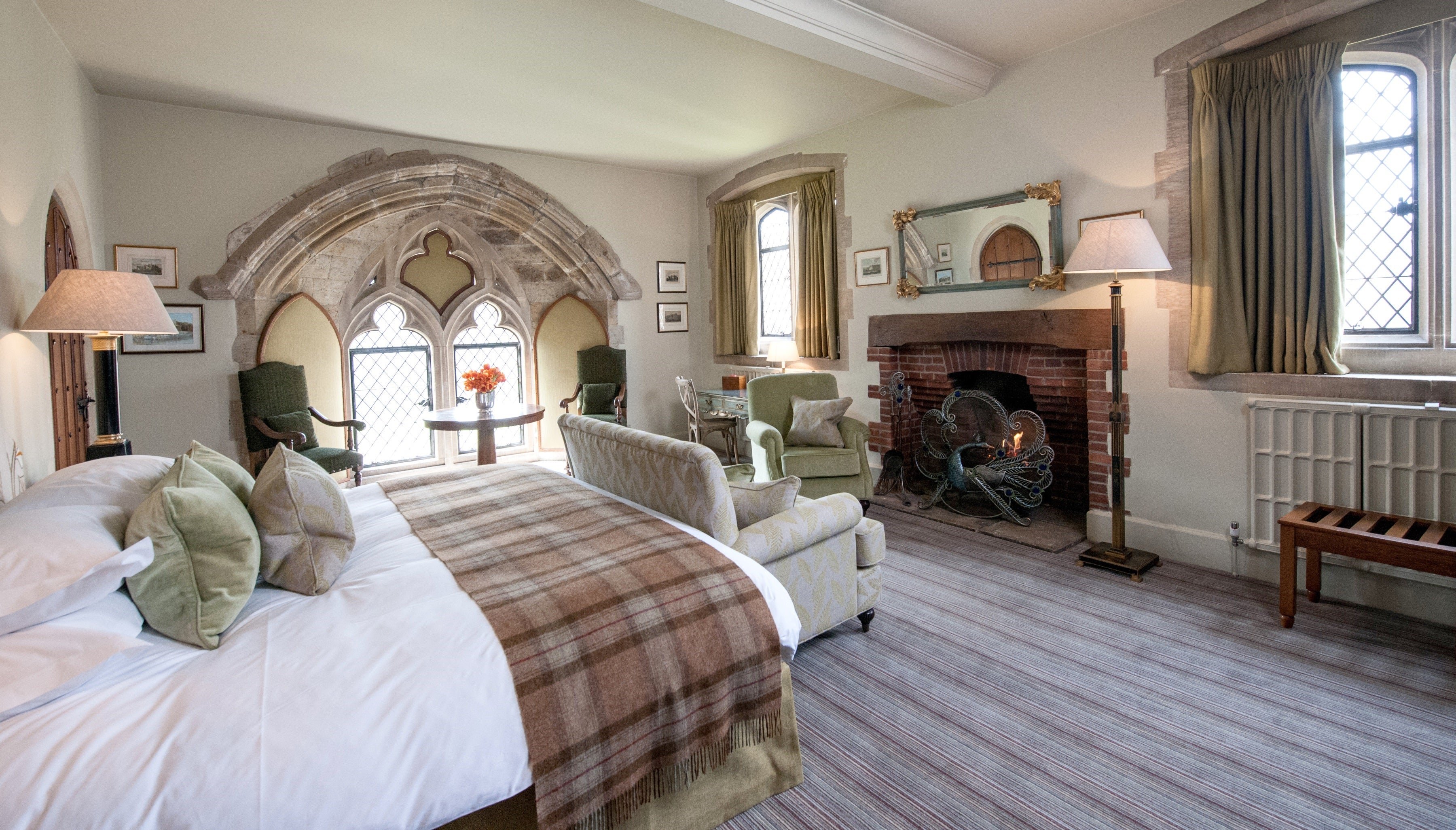 The Arundel room at Amberley Castle