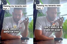 Landlord criticised over video showing him informing tenant of 10 years he’s doubling her rent: ‘Pure evil’