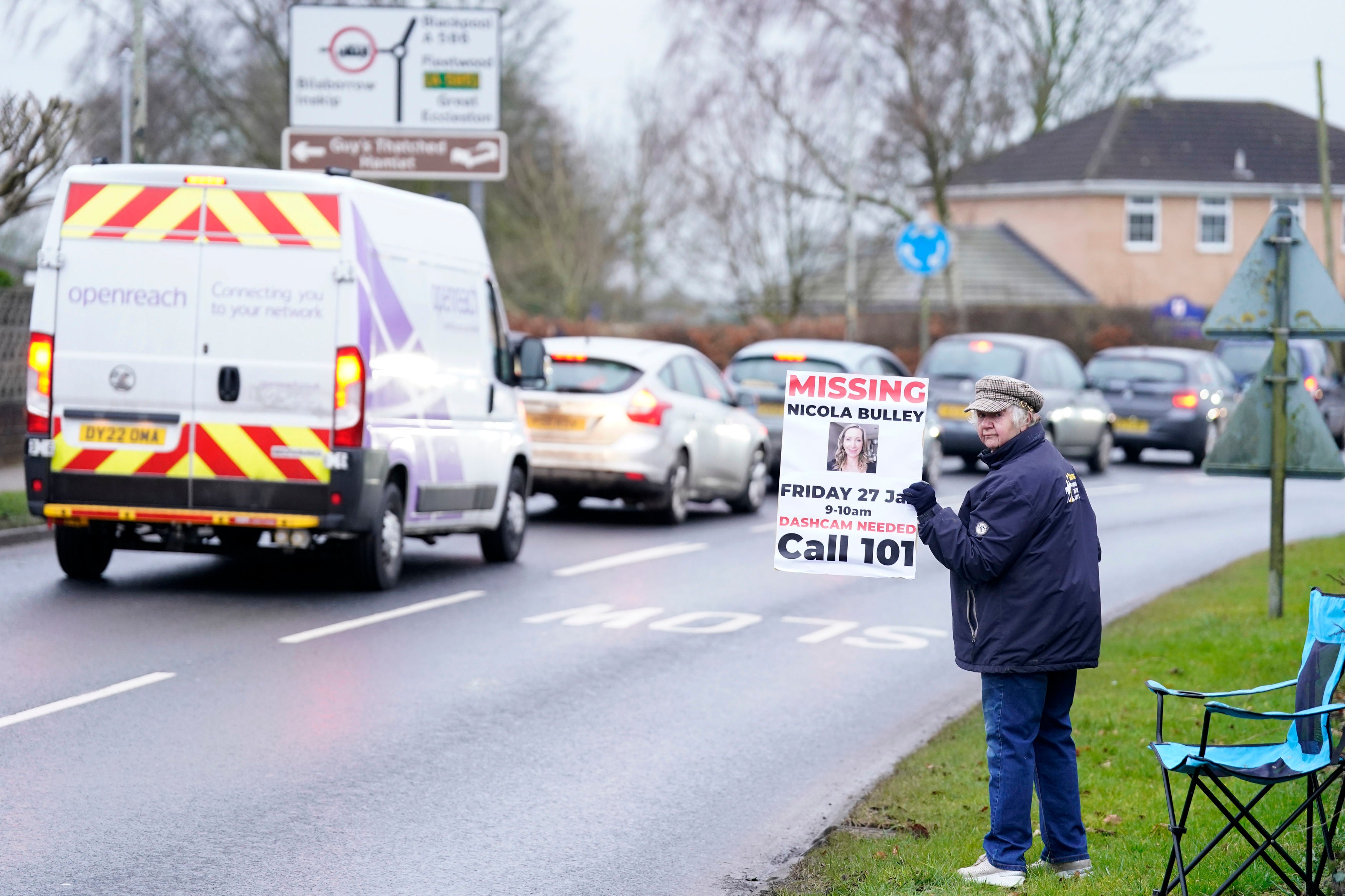 Police continue their search for Nicola Bulley, who was last seen on the morning of 27 January