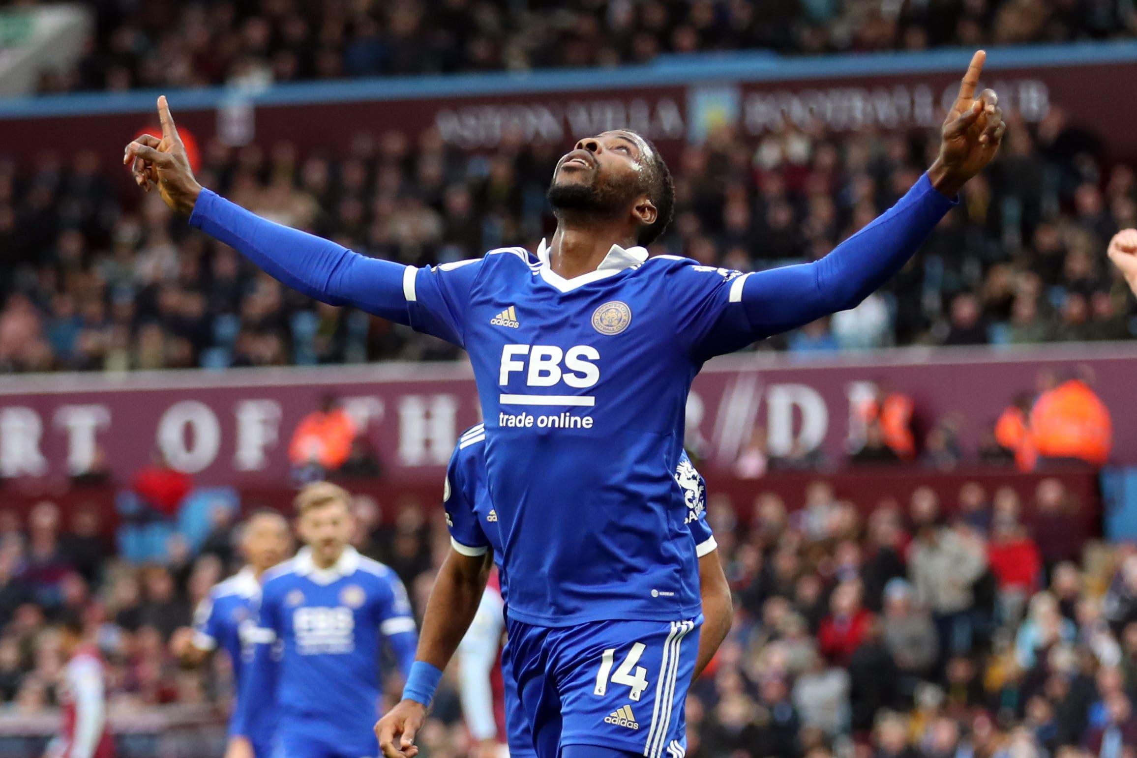 Kelechi Iheanacho was on target as Leicester saw off Aston Villa (Isaac Parkin/PA)