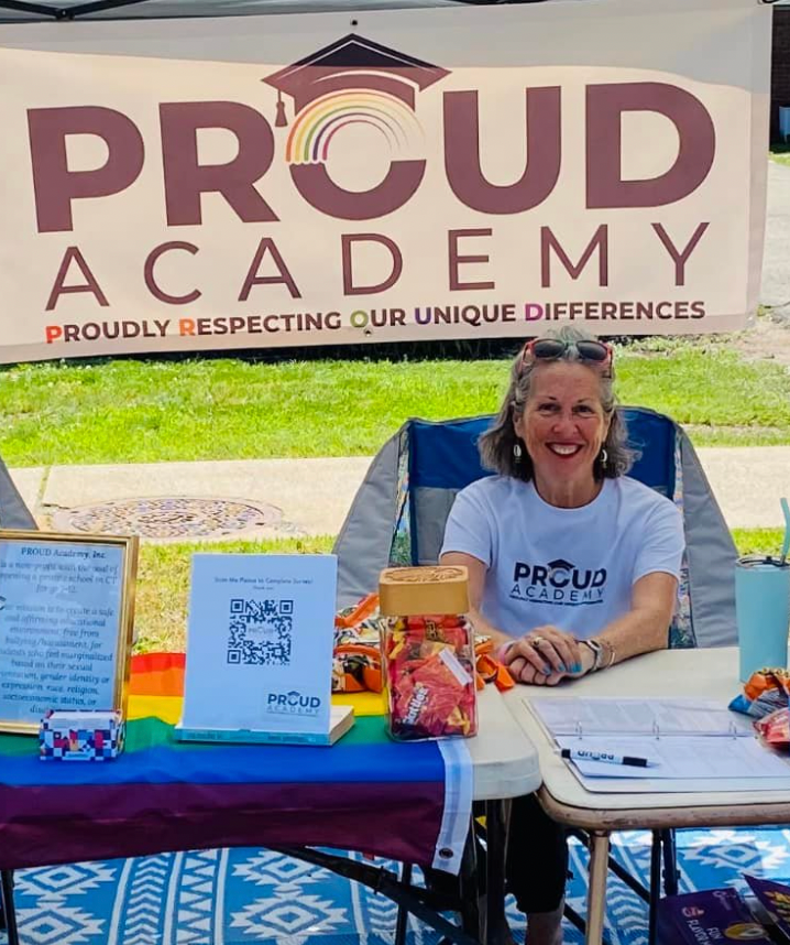 Patricia Nicolari says she became posed to create an LGTB-friendly school after the intense harassment she experienced in her three decades as an educator