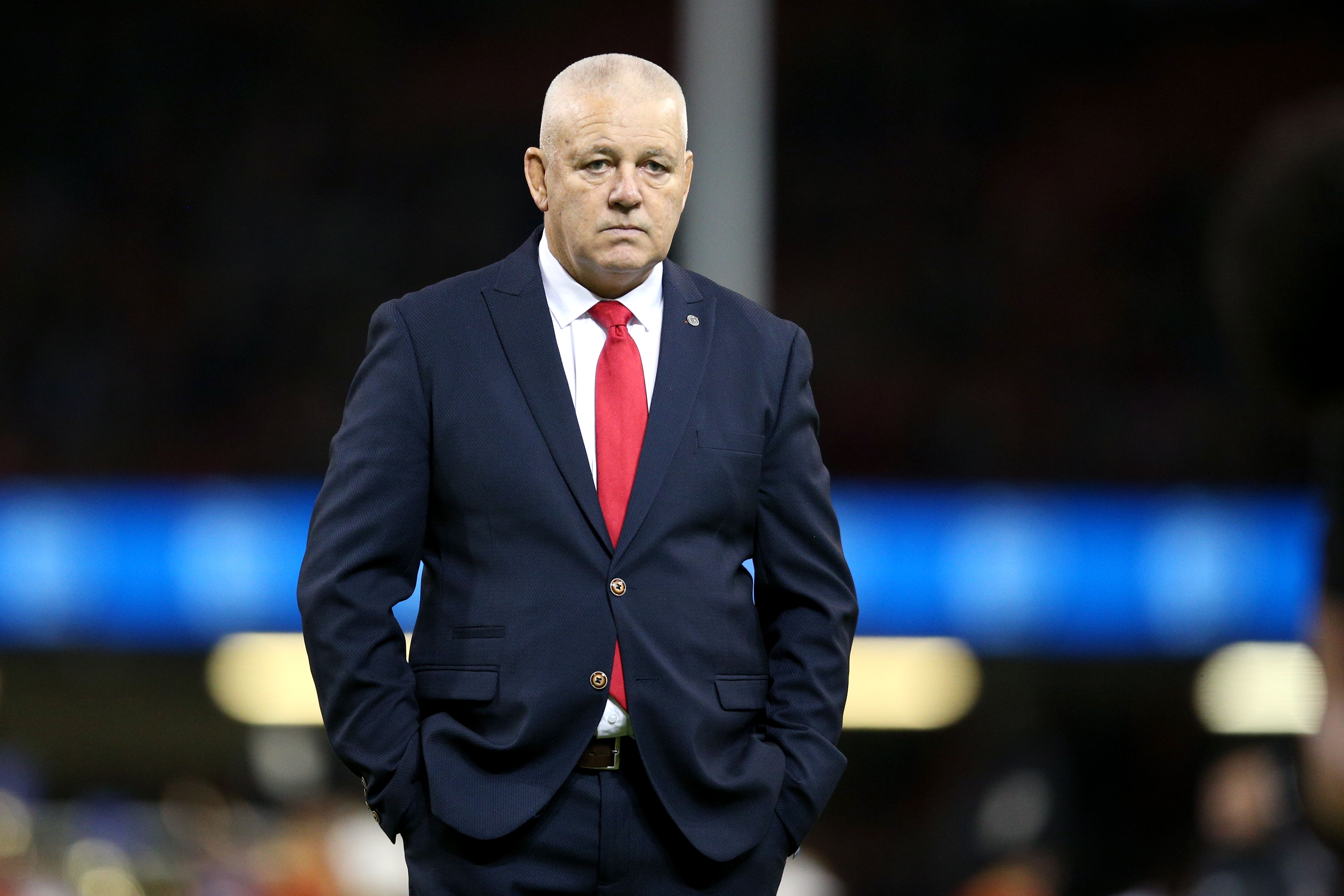 Wales boss Warren Gatland saw his team convincingly beaten by Ireland (Nigel French/PA)