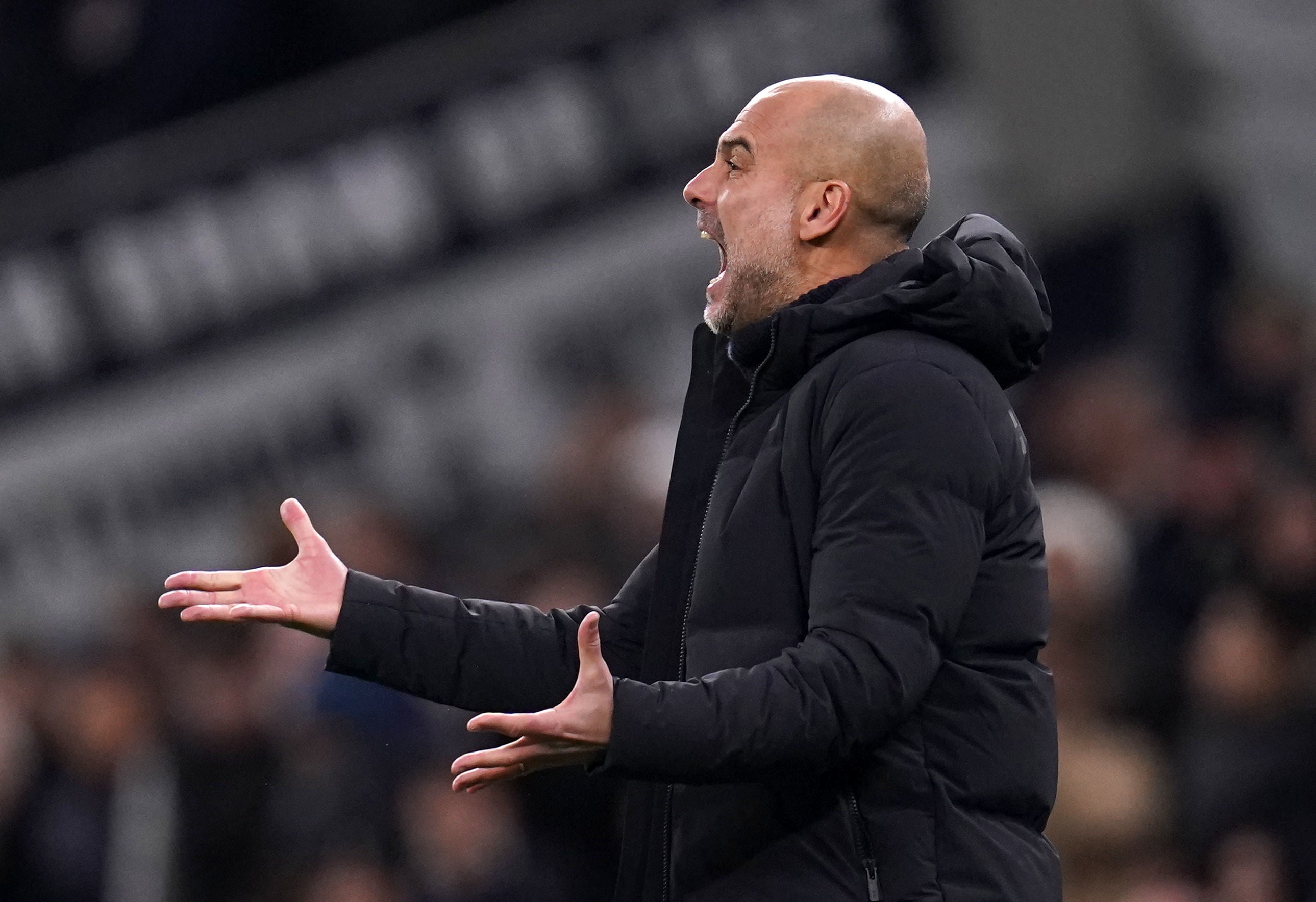 Pep Guardiola was unable to change the course of the defeat against Spurs