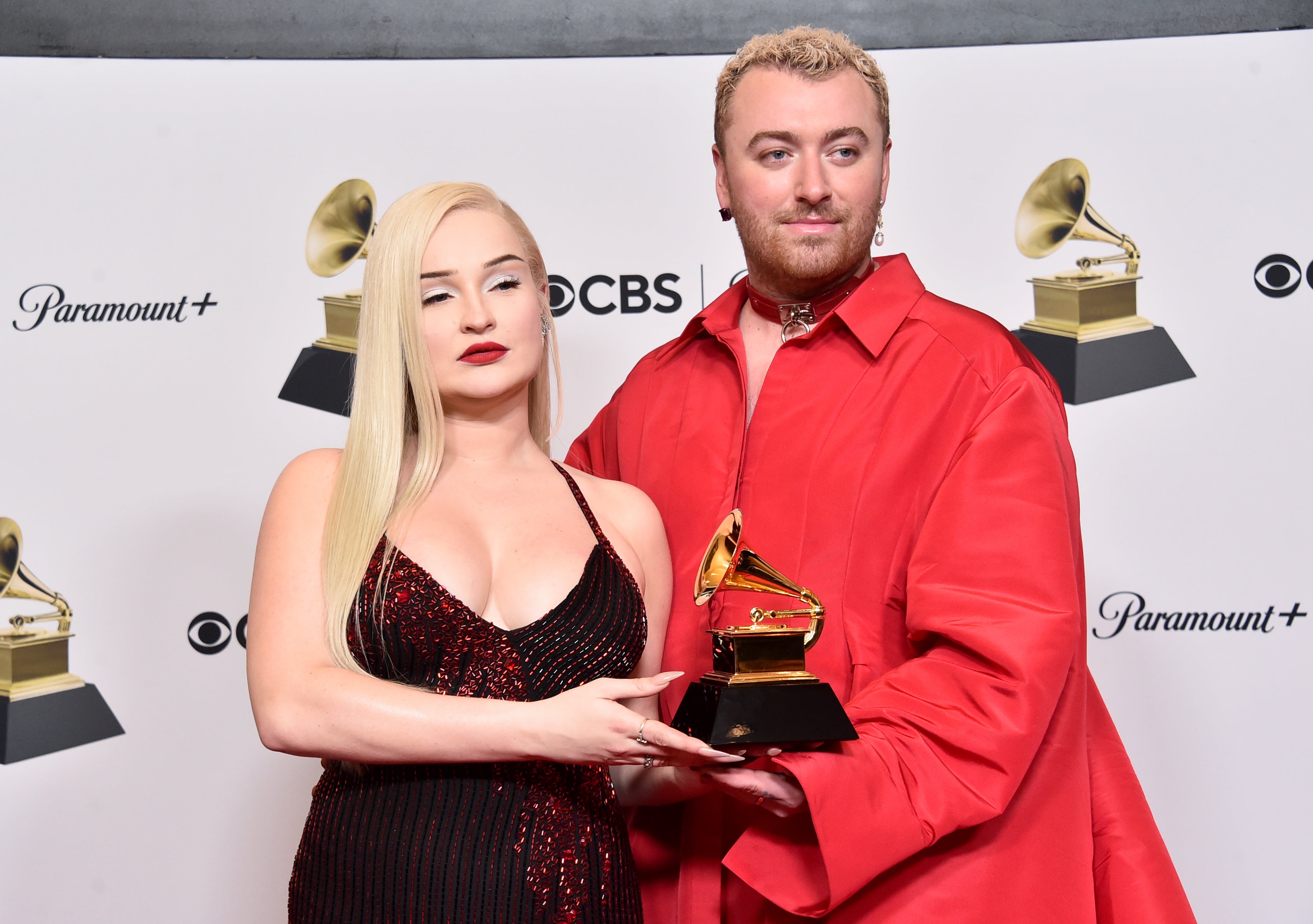 Kim Petras (left) and Sam Smith