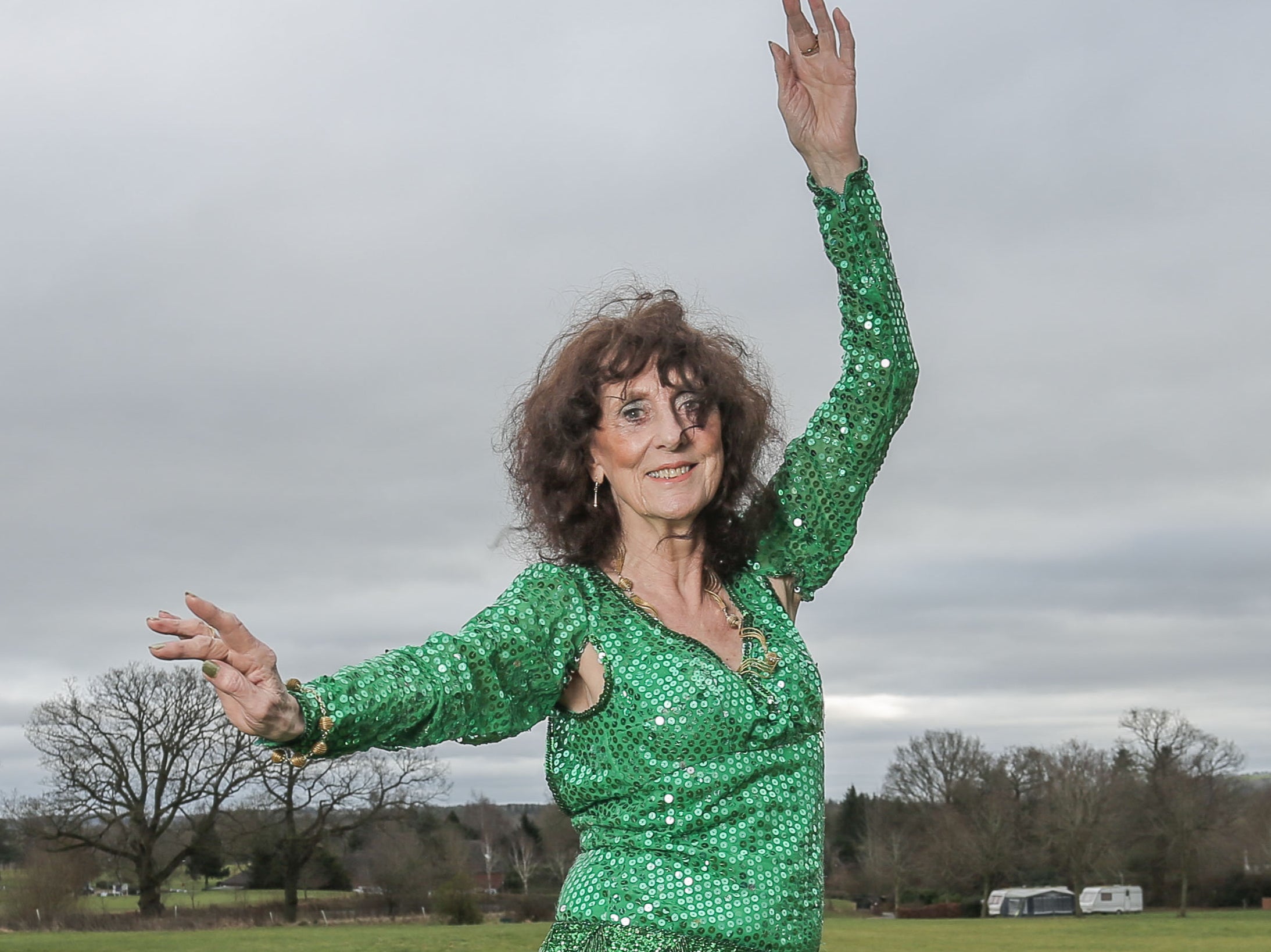 Tina is the country’s oldest professional belly dancer