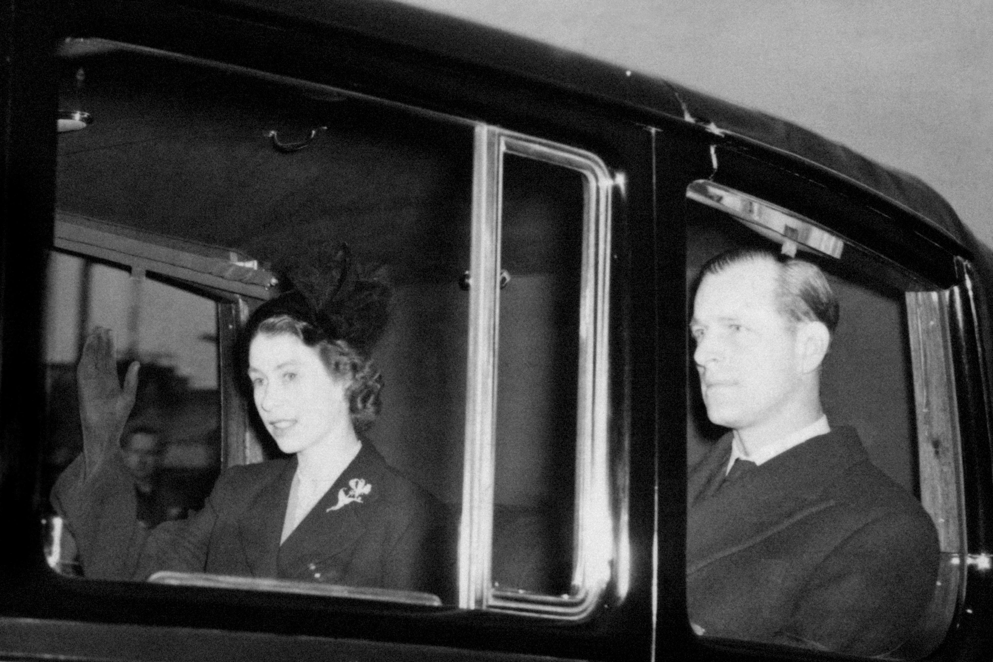 Queen Elizabeth II the day after she acceded to the throne (PA)