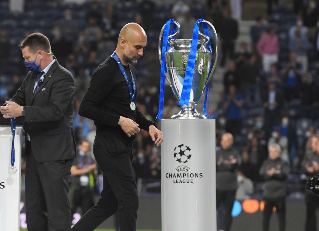 Guardiola has been unable to capture the much-coveted Champions League trophy at City