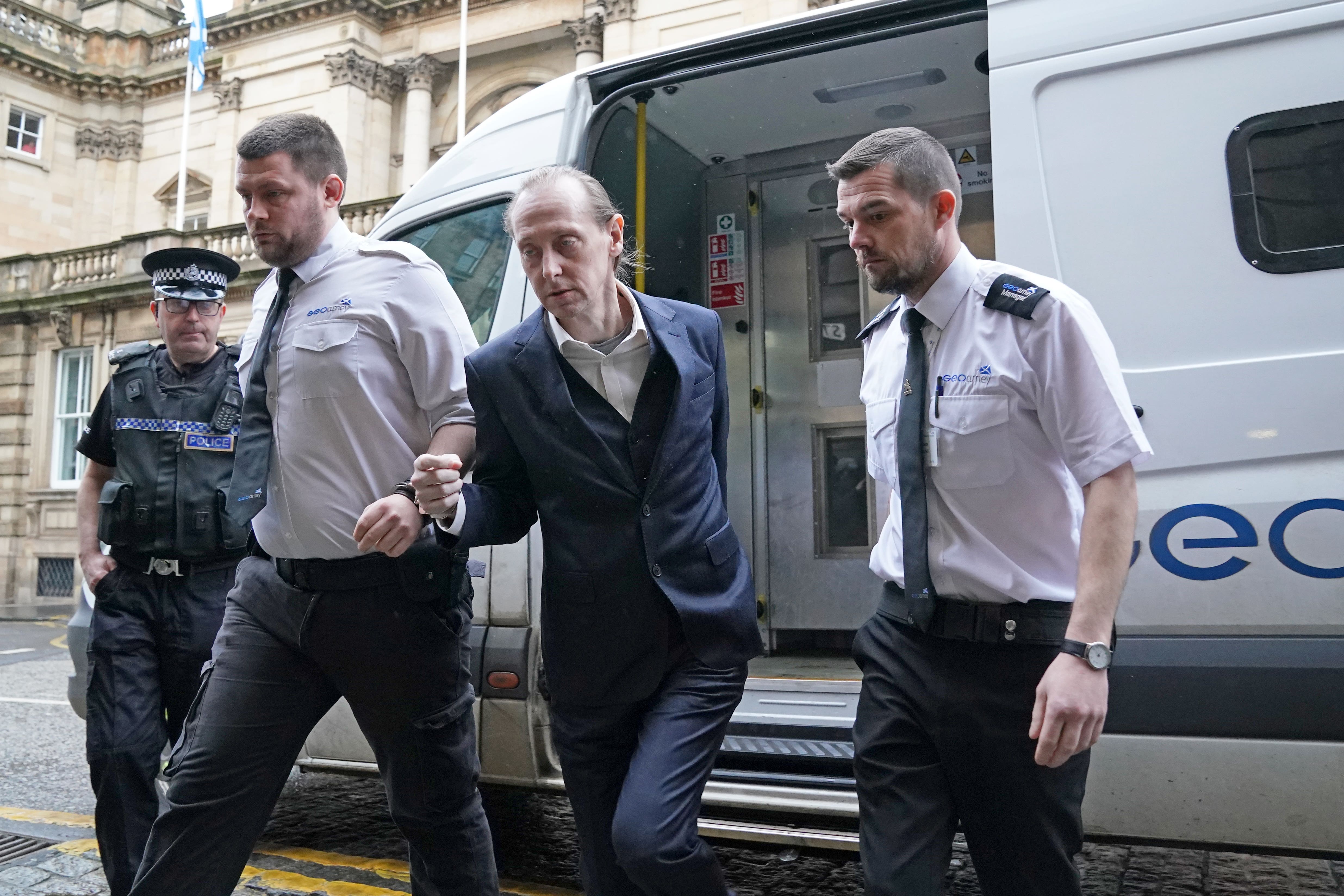 Andrew Innes arriving at Edinburgh High Court (Andrew Milligan/PA)