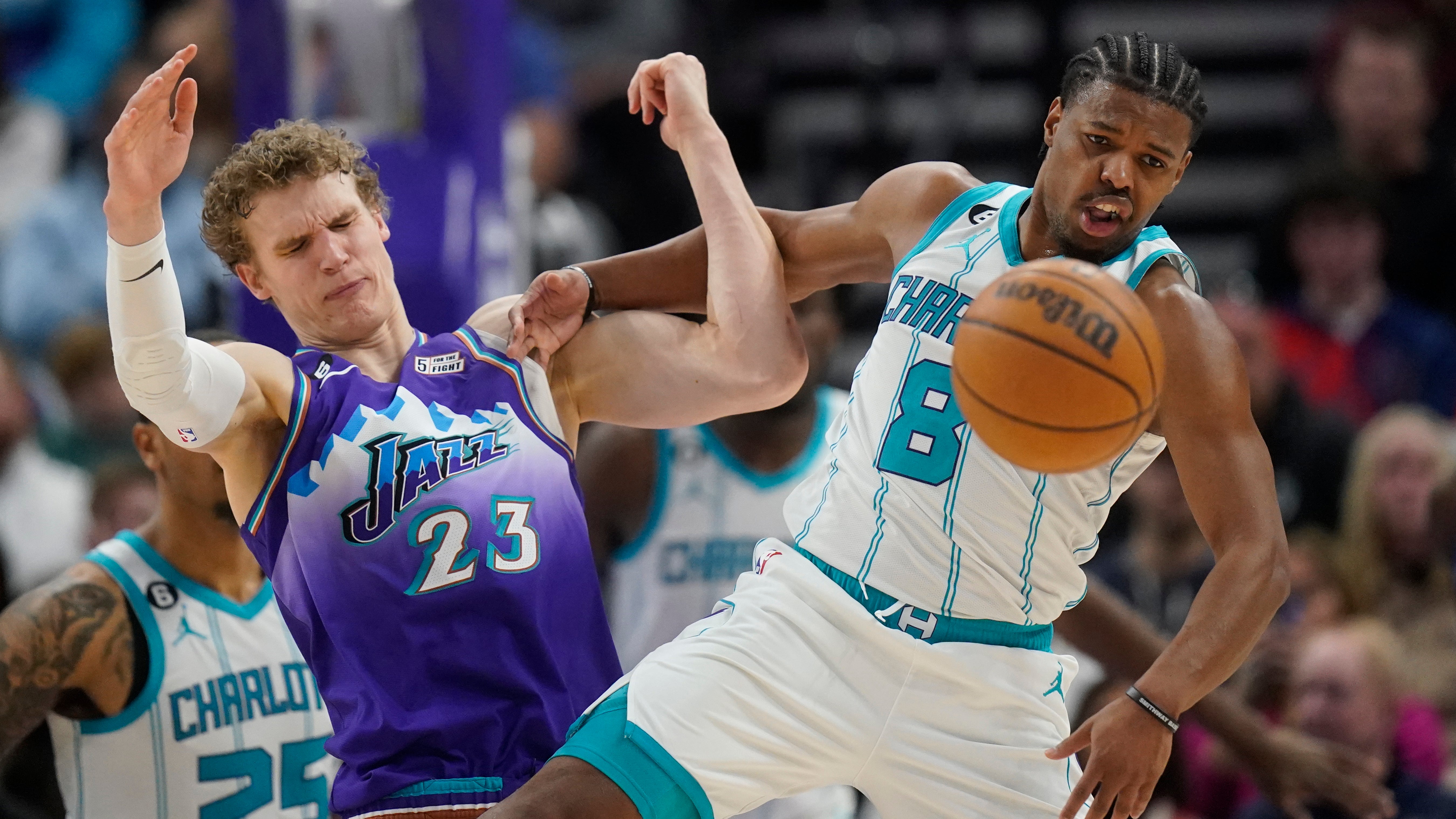 Hornets Jazz Basketball