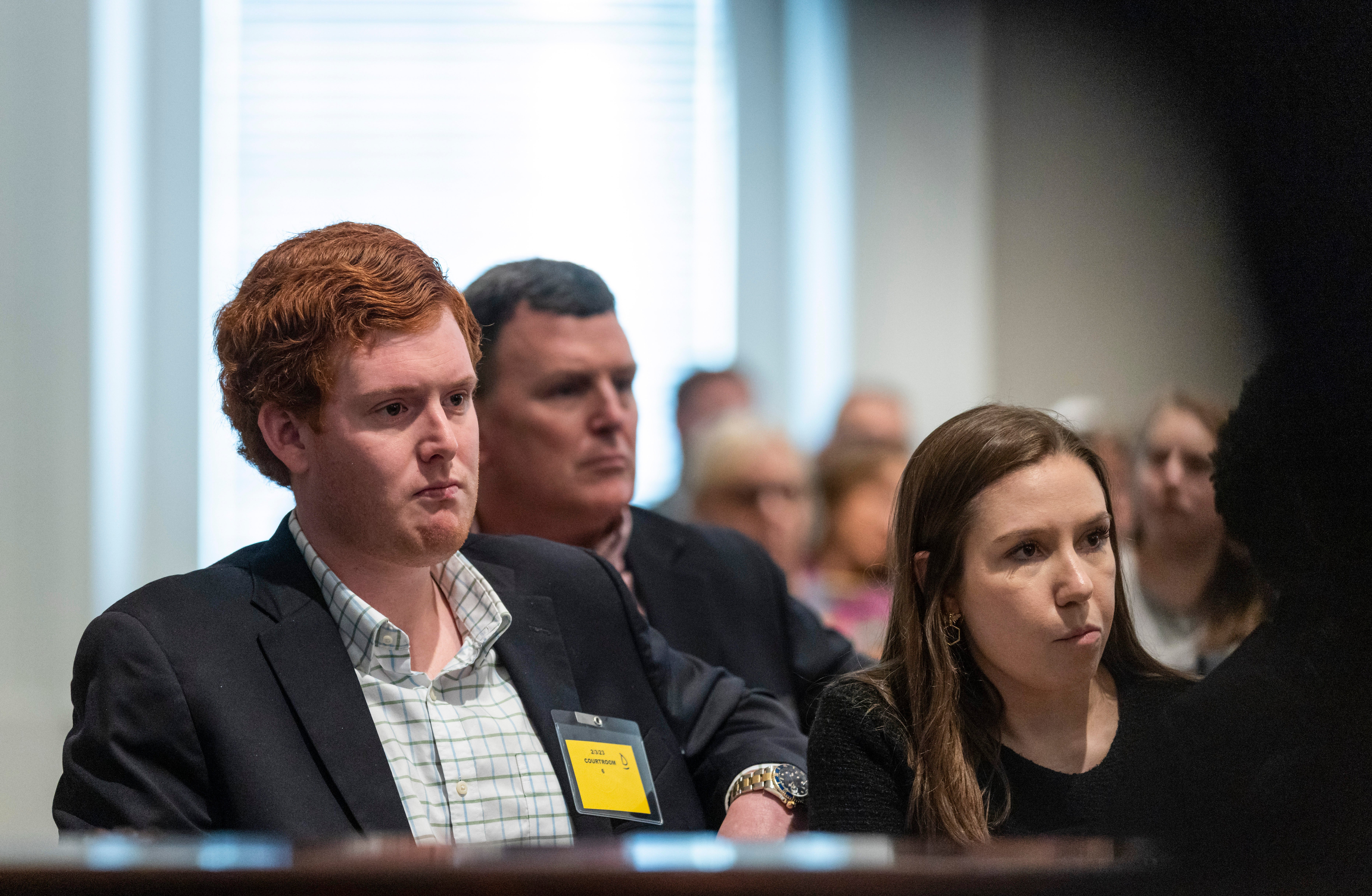 Buster Murdaugh with his girlfriend during his father’s double murder trial