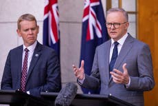 Australian, New Zealand leaders' talk focuses on China