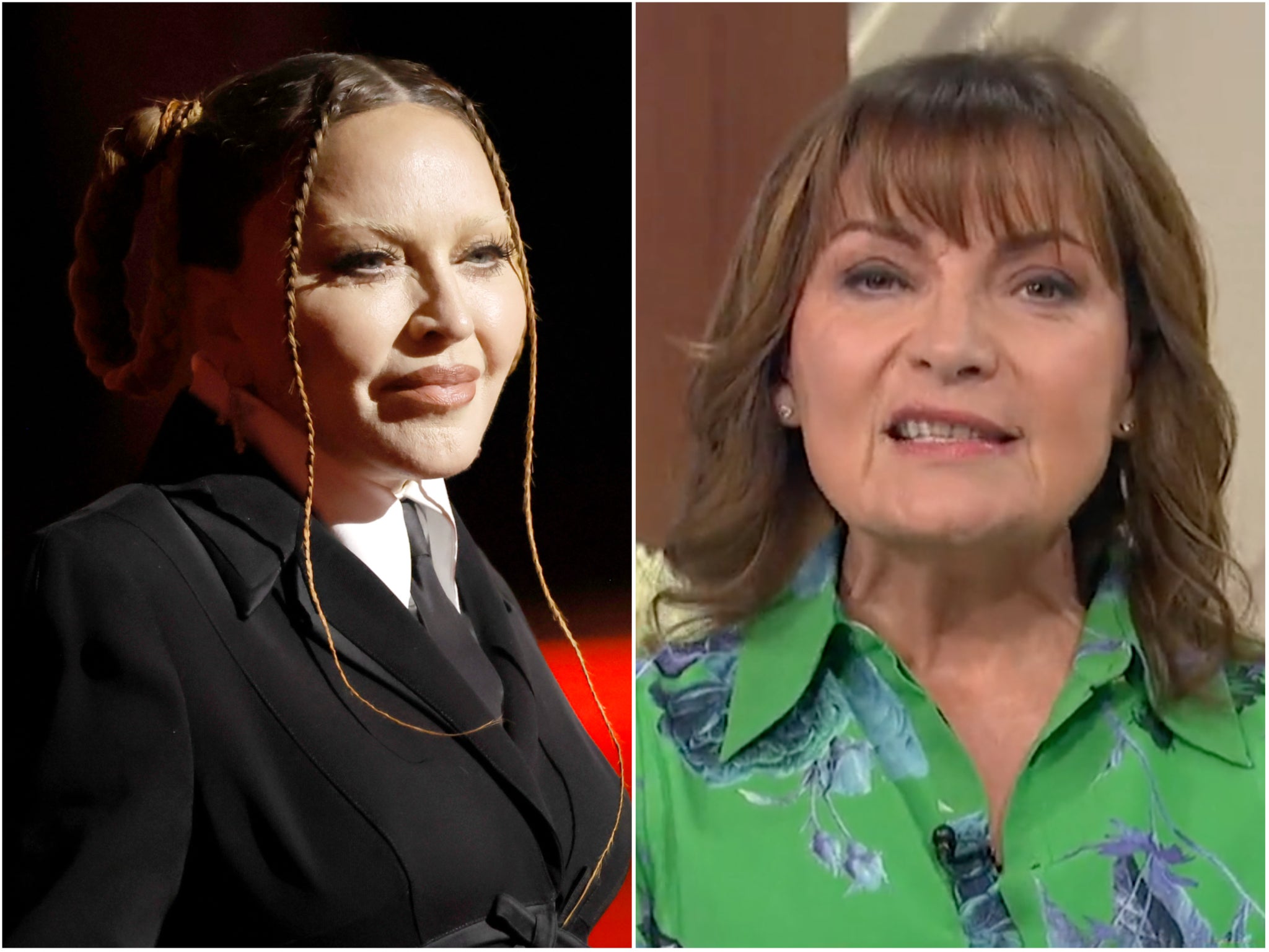 ‘It’s a shame’: Lorraine Kelly says Madonna ‘doesn’t really look like herself’ 