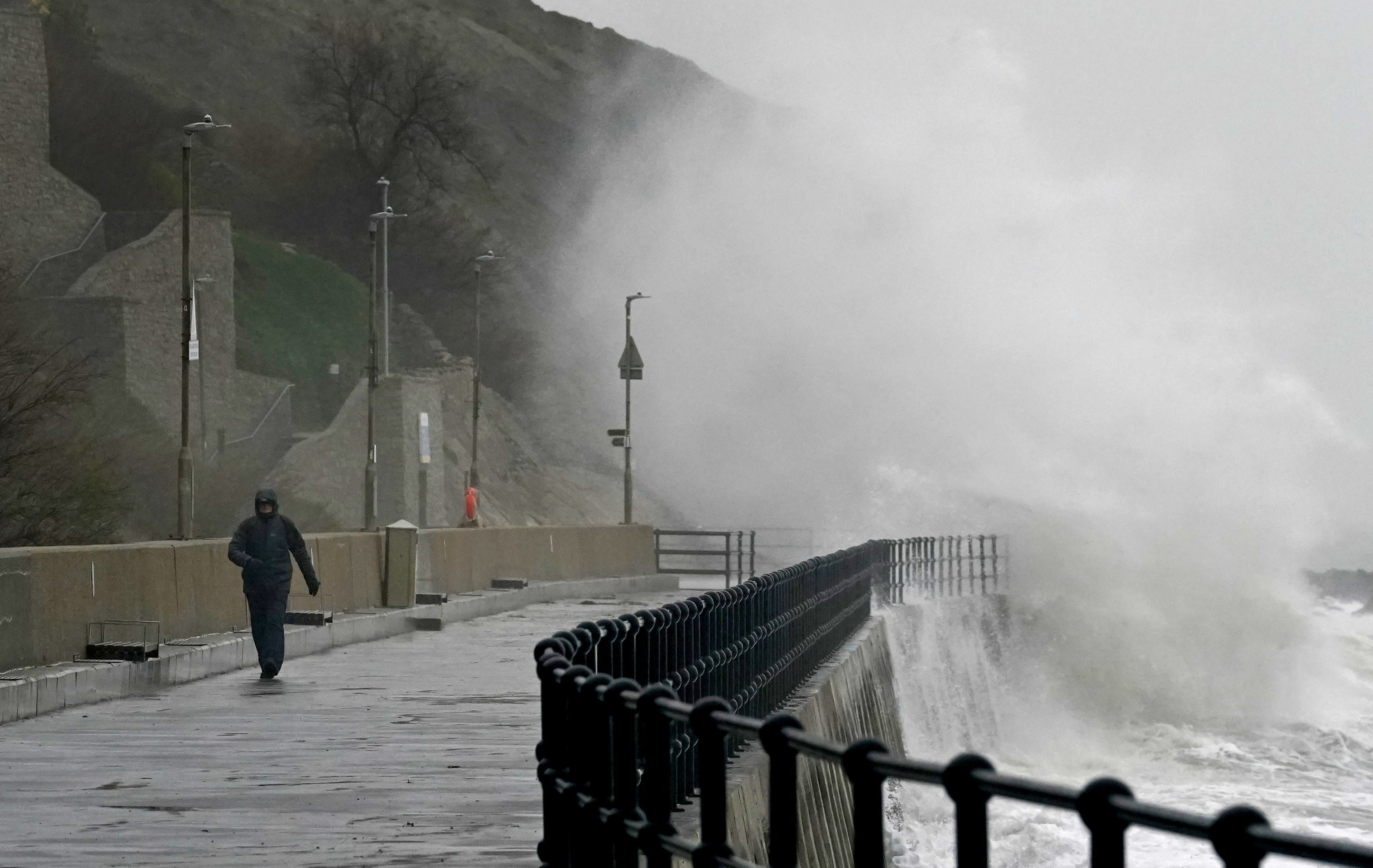 The warning for gales comes after a week of higher temperatures and sunshine