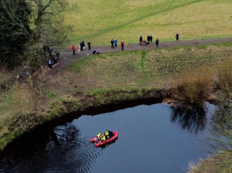 Specialist Group International search the river in St Michael’s on Wyre, Lancashire