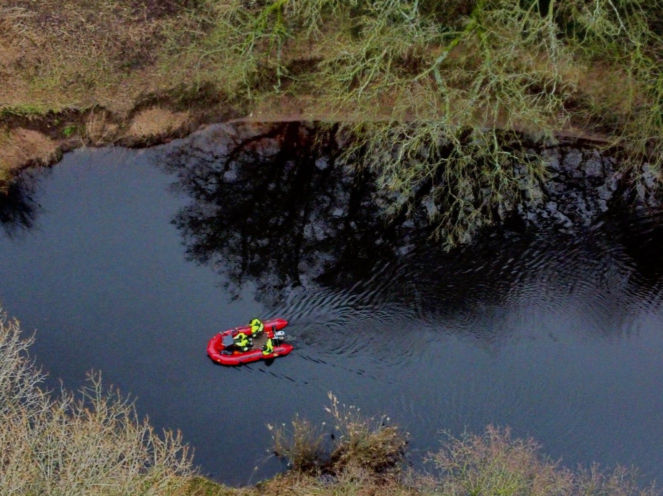 The private underwater search company SGI has been using sonar equipment