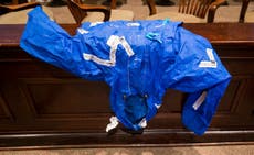 Gunshot residue found all over blue raincoat Alex Murdaugh allegedly hid in parents’ home after murders