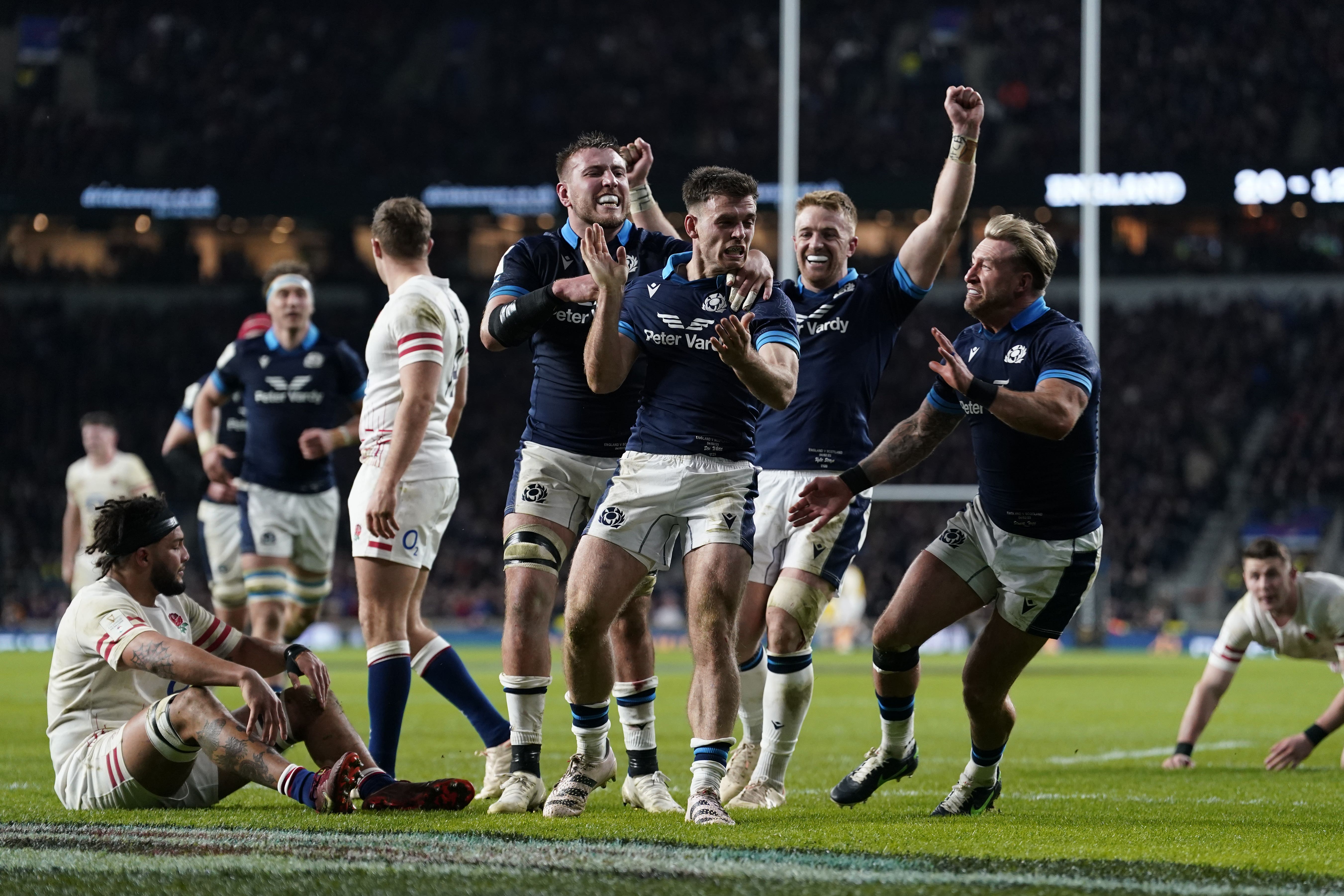 Scotland won the Calcutta Cup on Saturday (Andrew Matthews/PA)