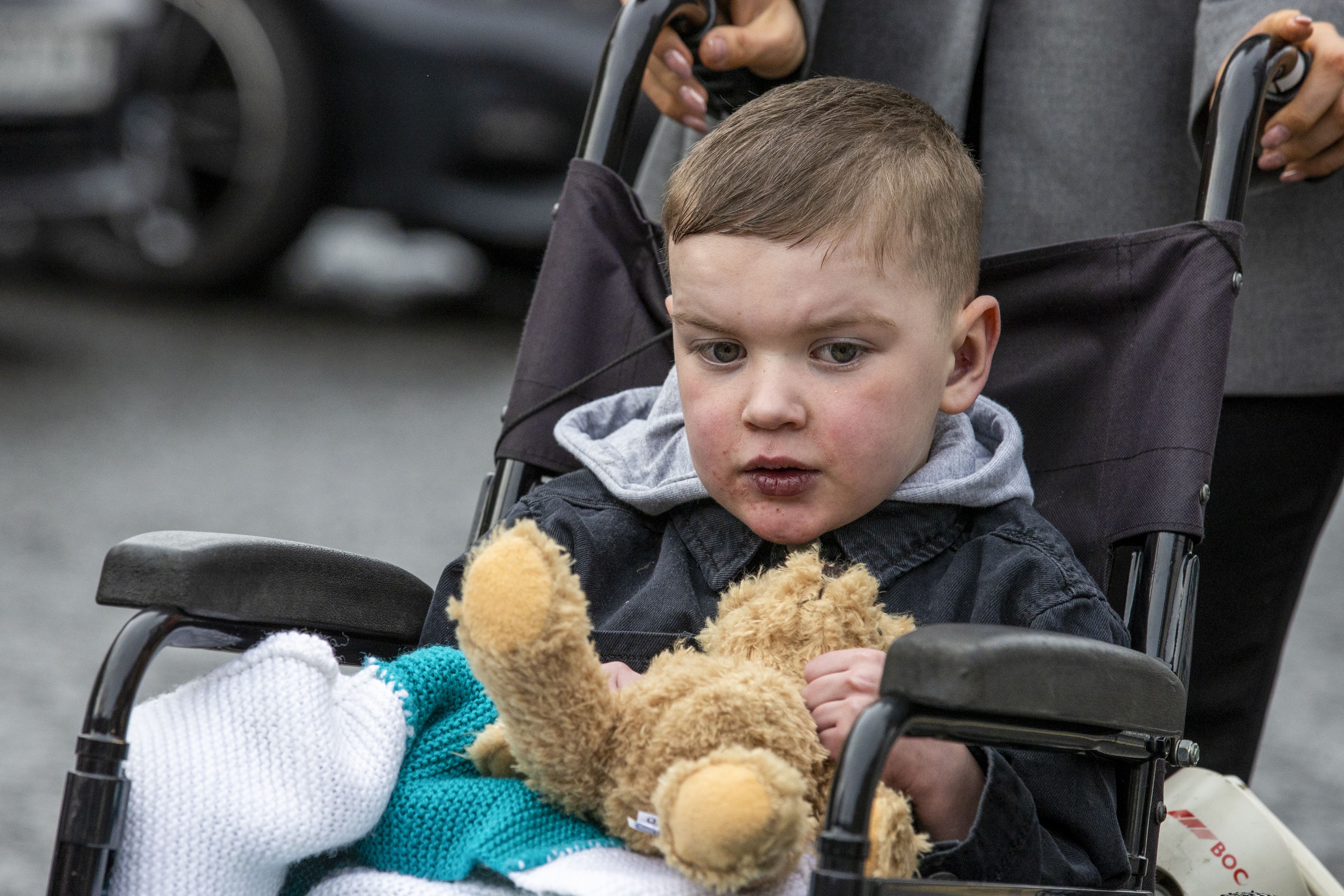 Six-year-old Daithi MacGabhann (Liam McBurney/PA)