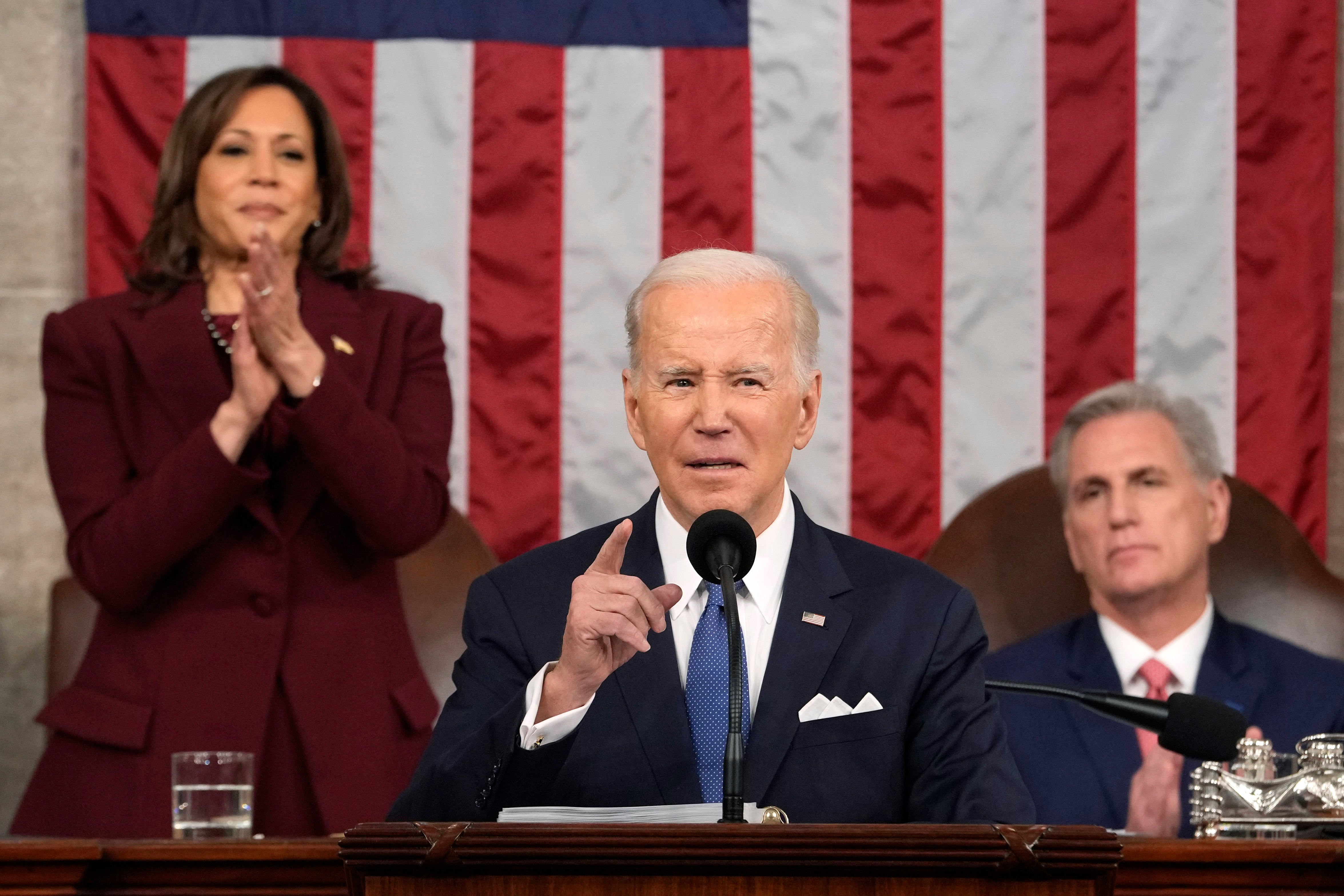 Mr Biden made the case that he could work together with the opposition party