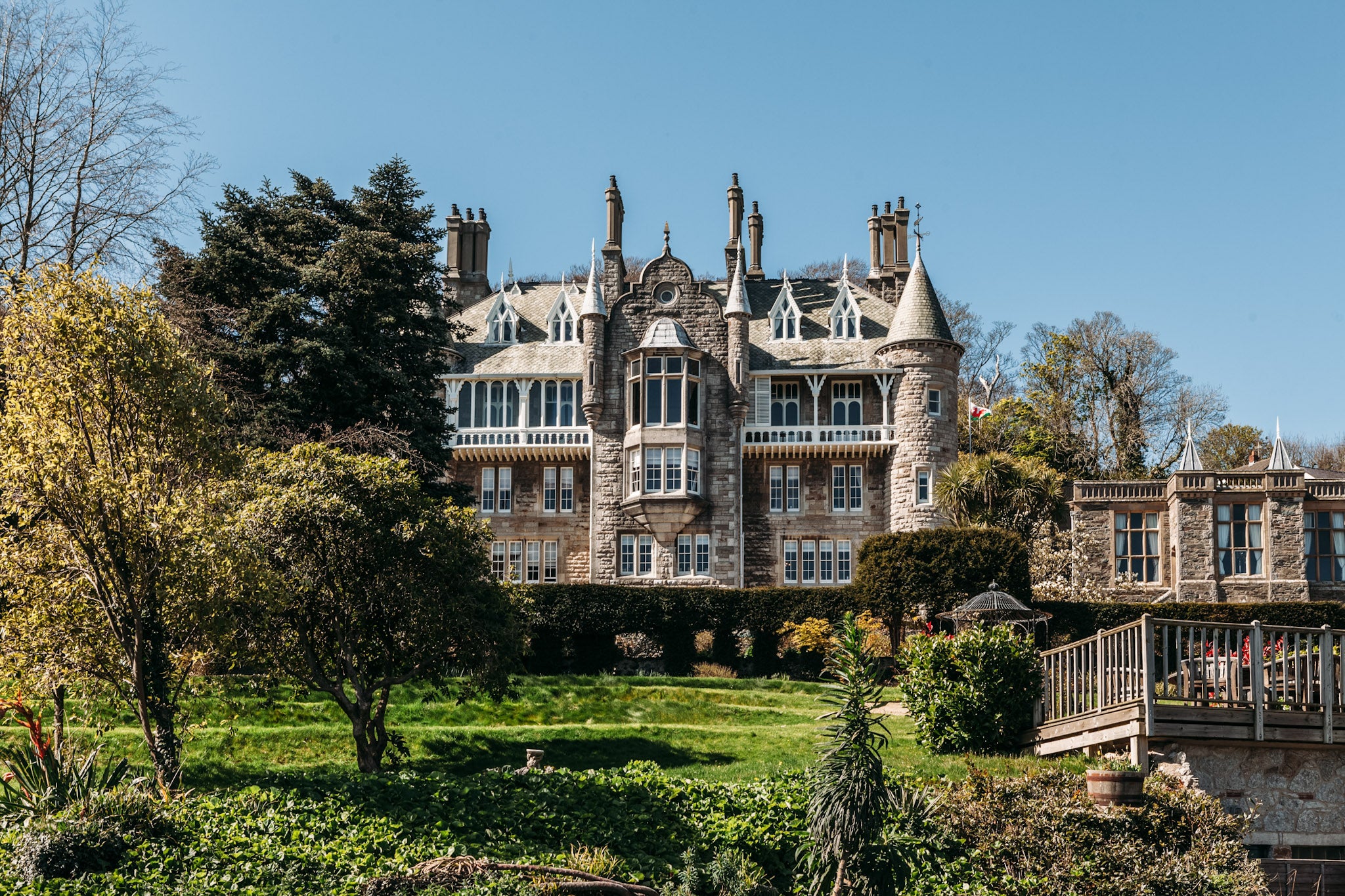 Chateau Rhianfa in Angelsey is a splendid place to stay on Wales’ windswept isle