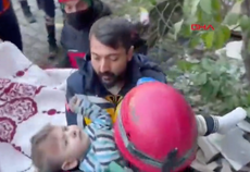 Toddler pulled from ruins after 78 hours trapped by Turkey earthquake