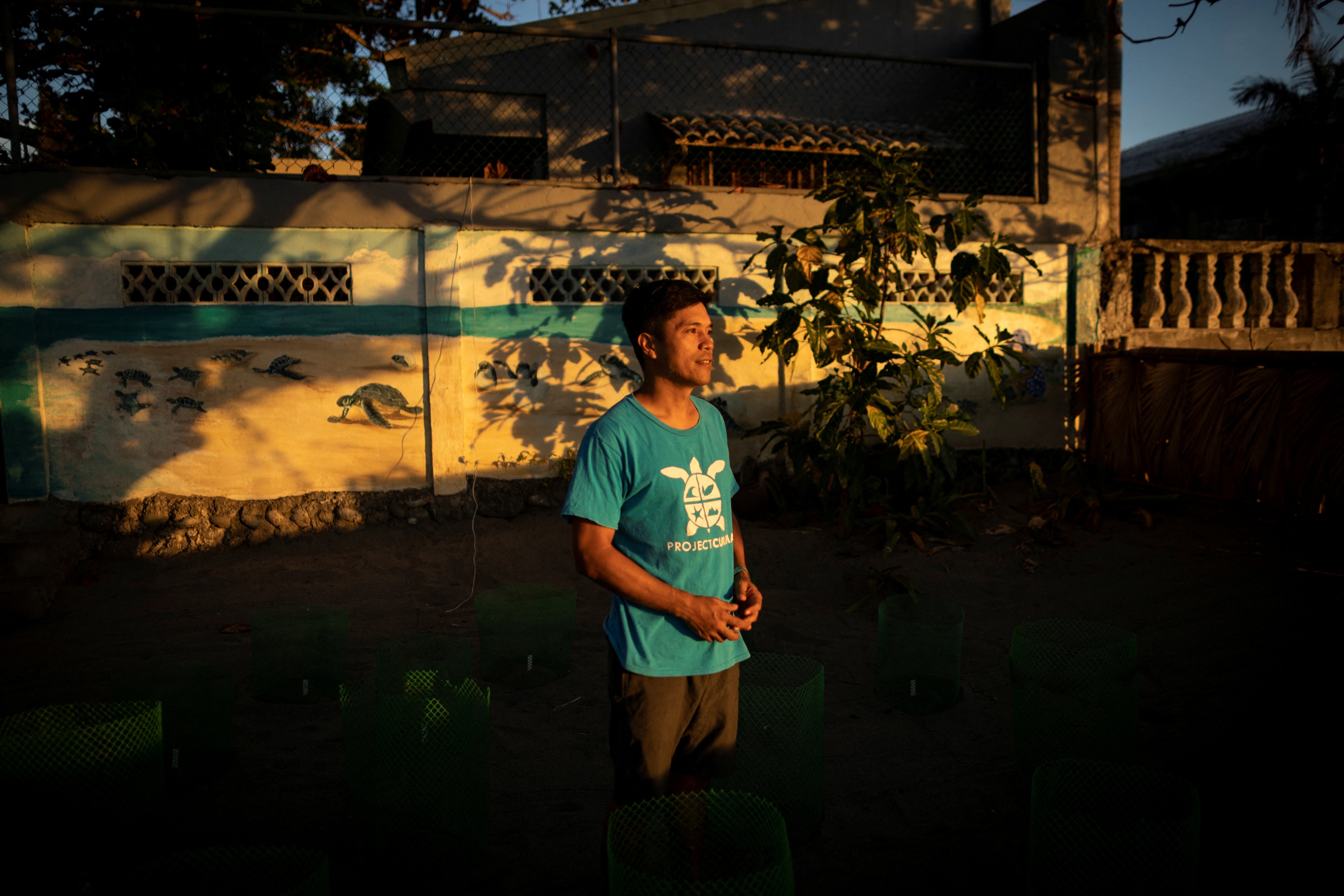 Tamayo at CURMA’s hatchery in San Juan