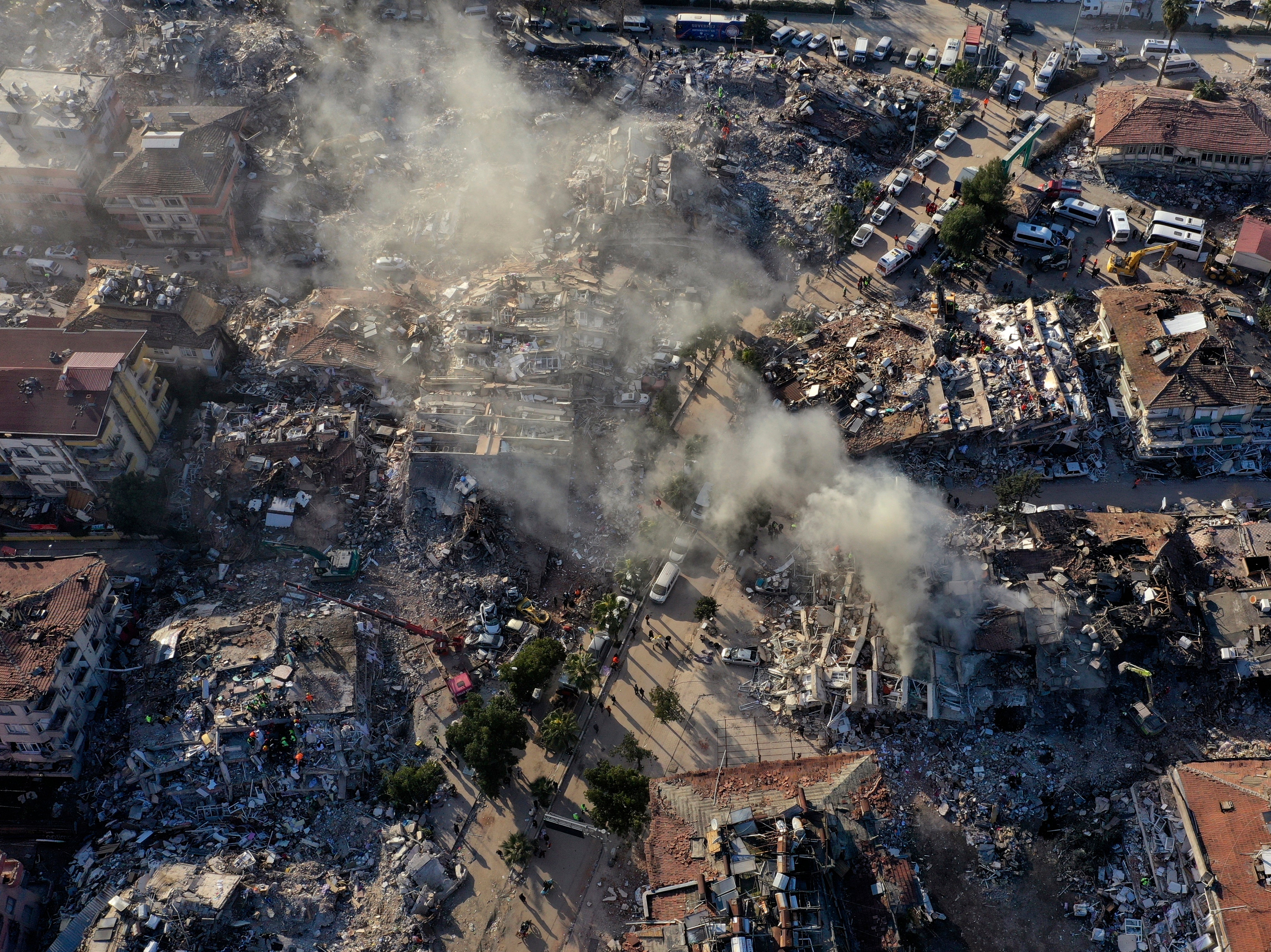 The scene above Ankara