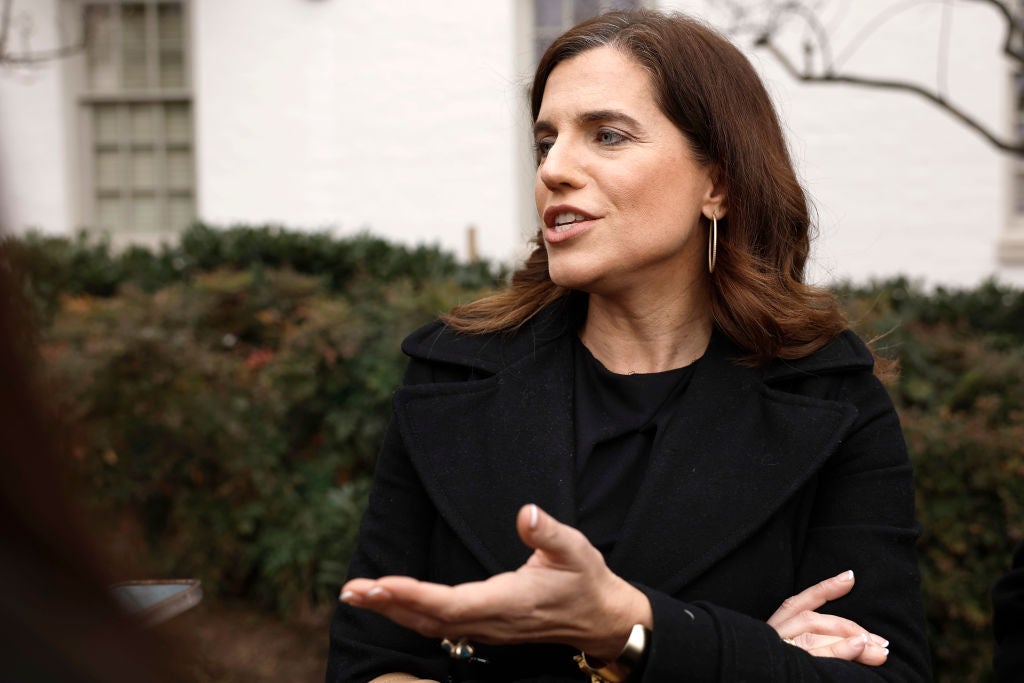 GOP Congresswoman Nancy Mace speaks outside of the Capitol