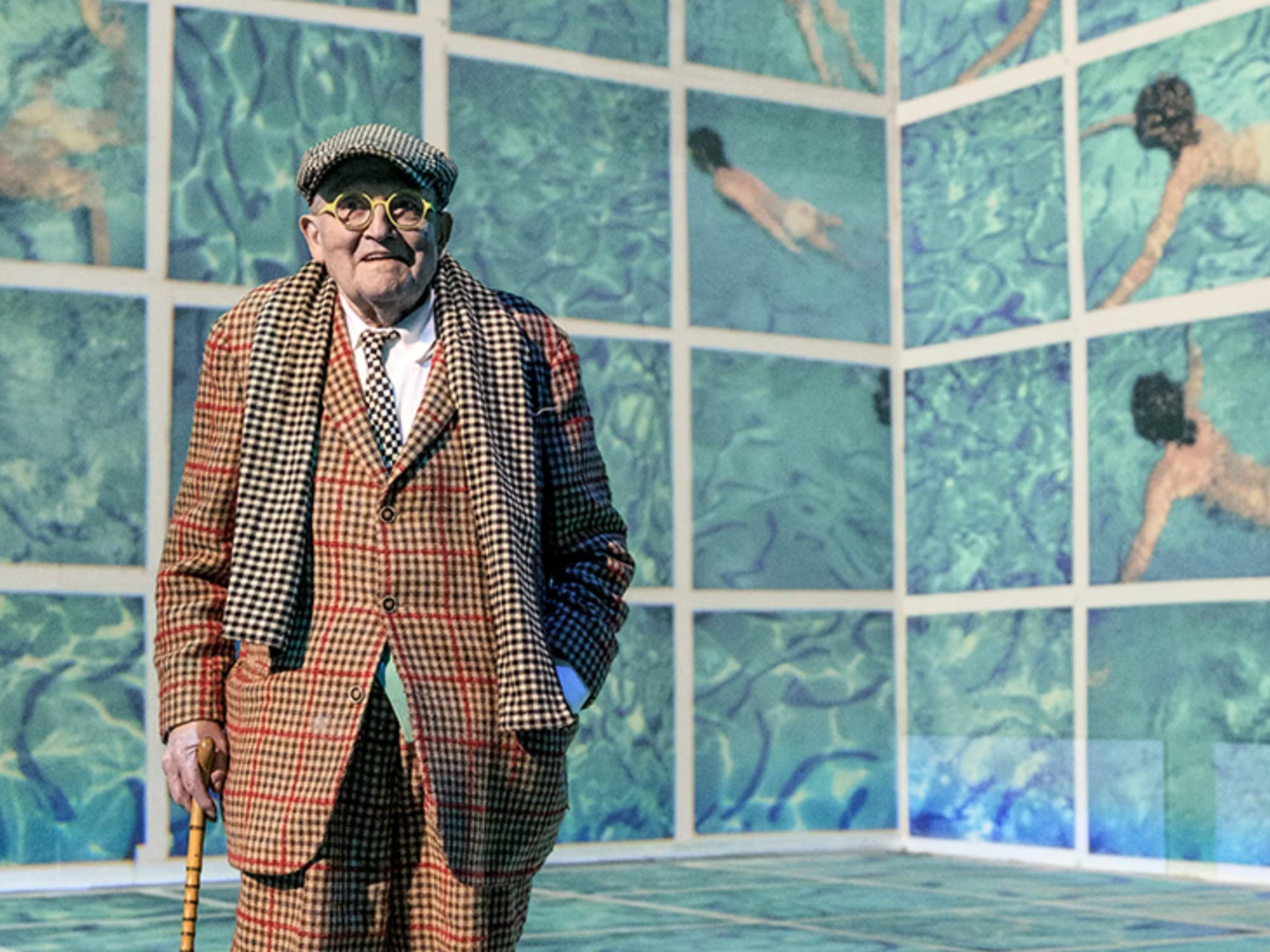 In living colour: Hockney at his new exhibition at Lightroom, London