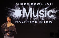 Super Bowl news – live: Rihanna teases ‘weird’ new music ahead of halftime show in Chiefs v Eagles game