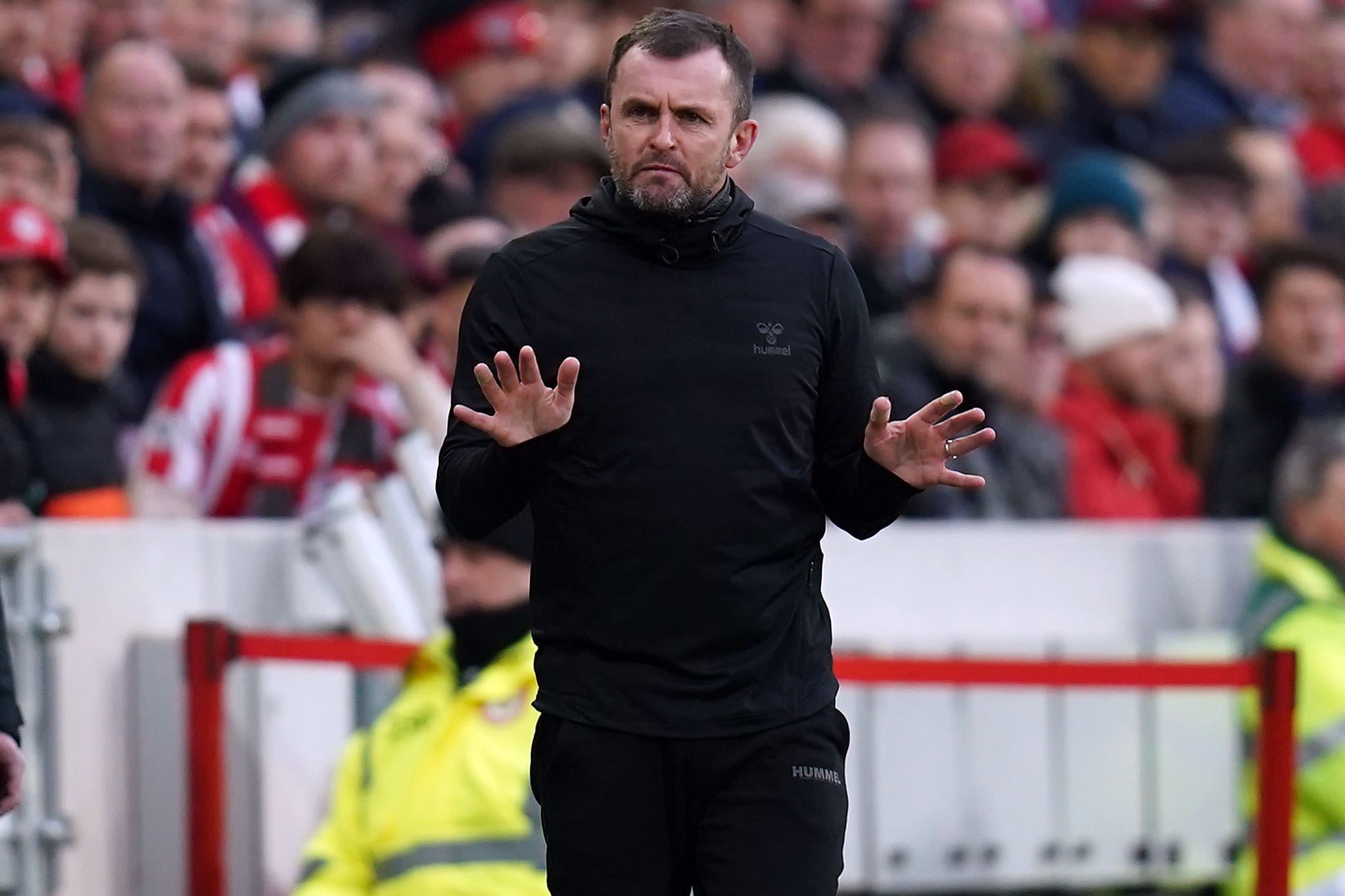 Southampton manager Nathan Jones is already under pressure (John Walton/PA)