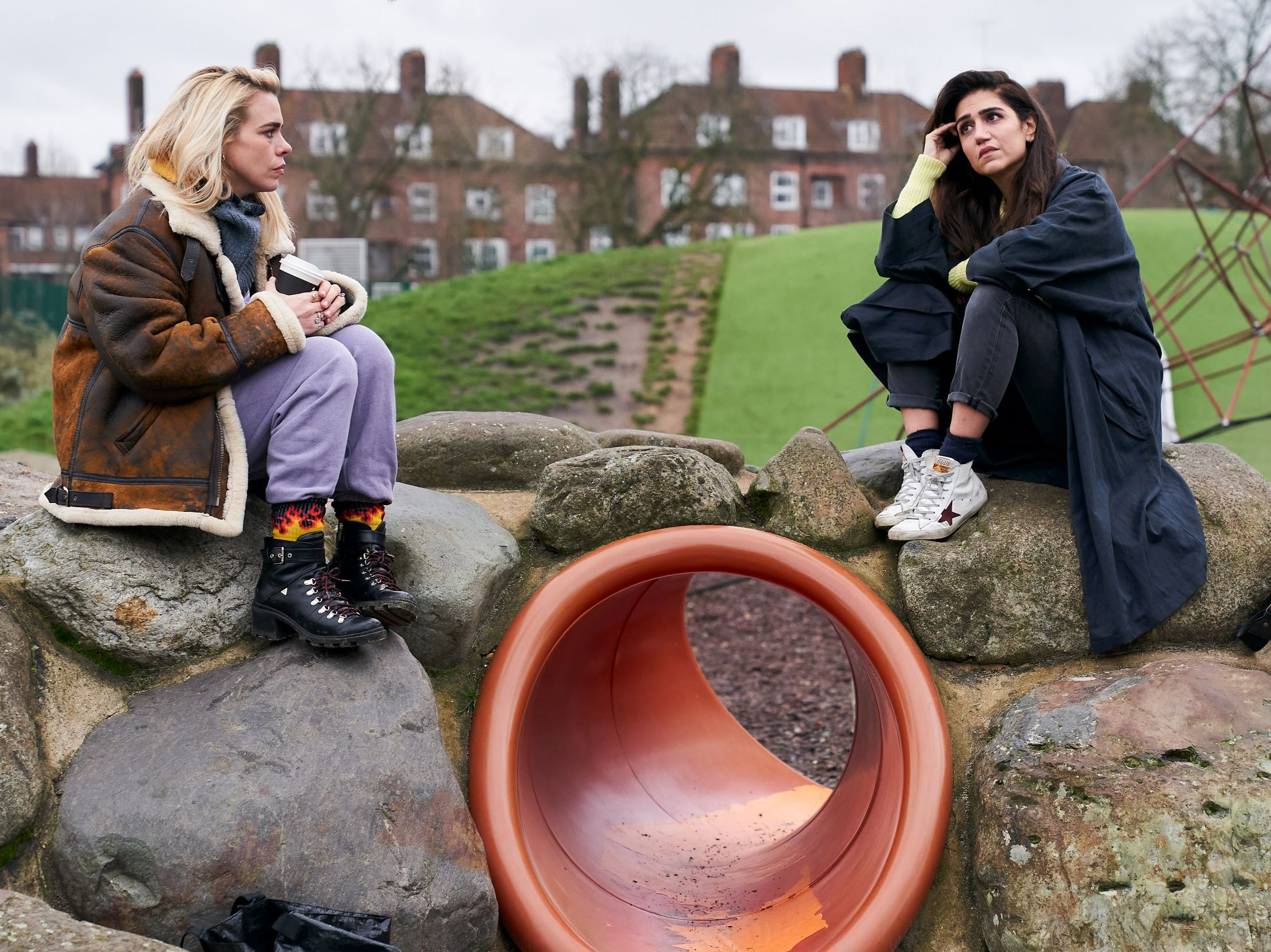 Billie Piper and Farzad in ‘I Hate Suzie’