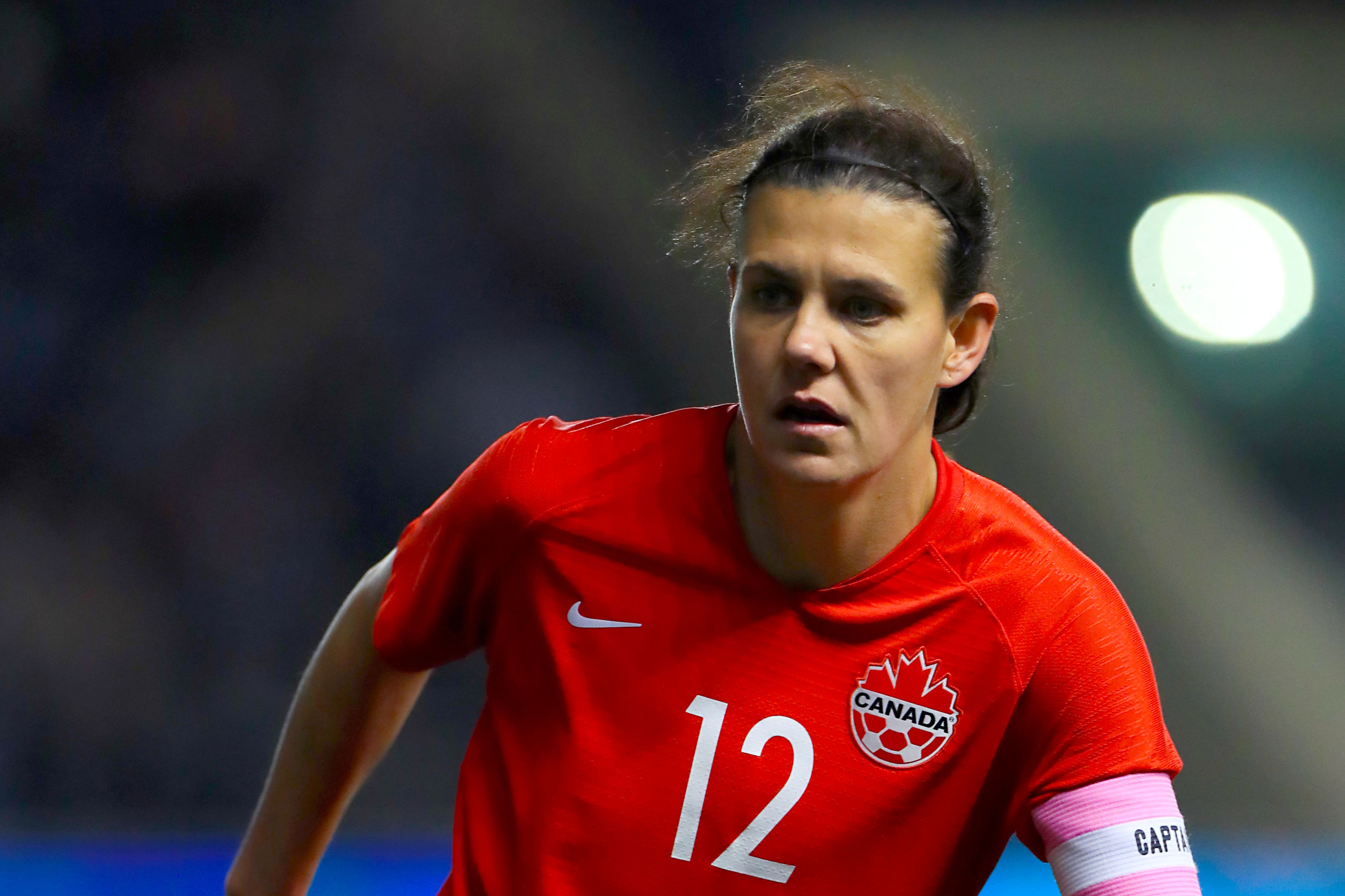 Canada captain Christine Sinclair has said the women’s team is going on strike in a budget dispute with Canada Soccer (Mike Egerton/PA)