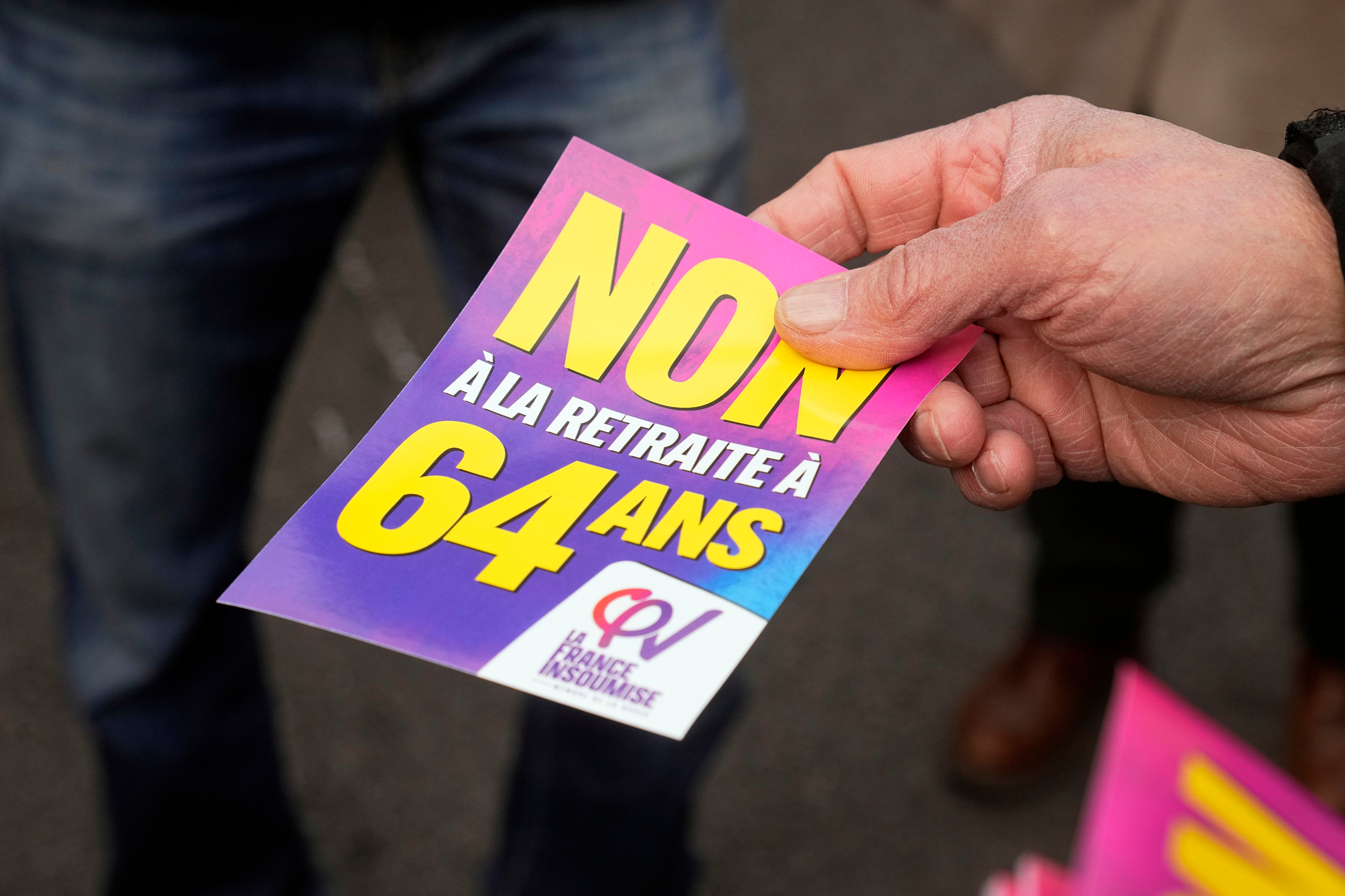 France Pension Protest