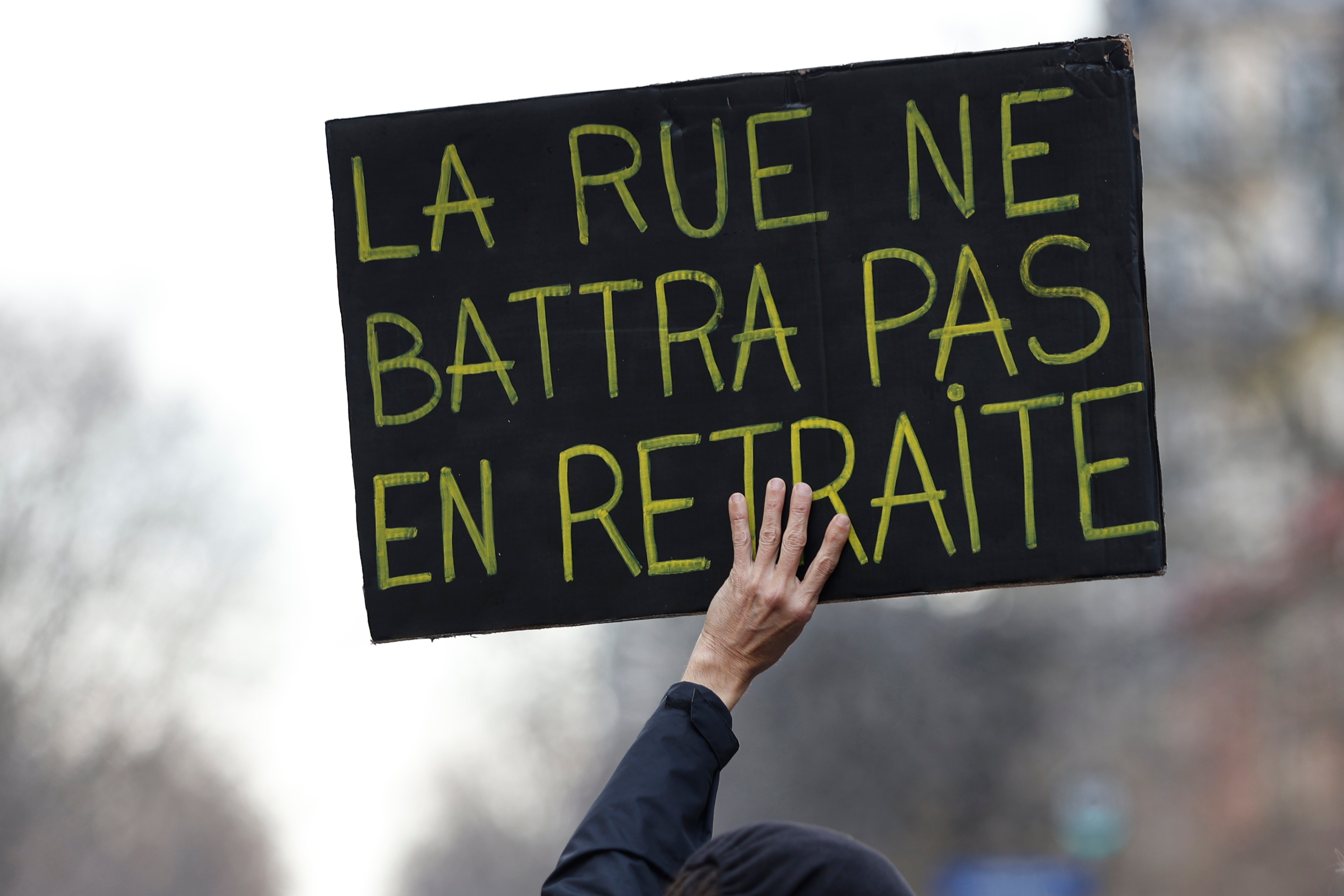 France Pension Protest