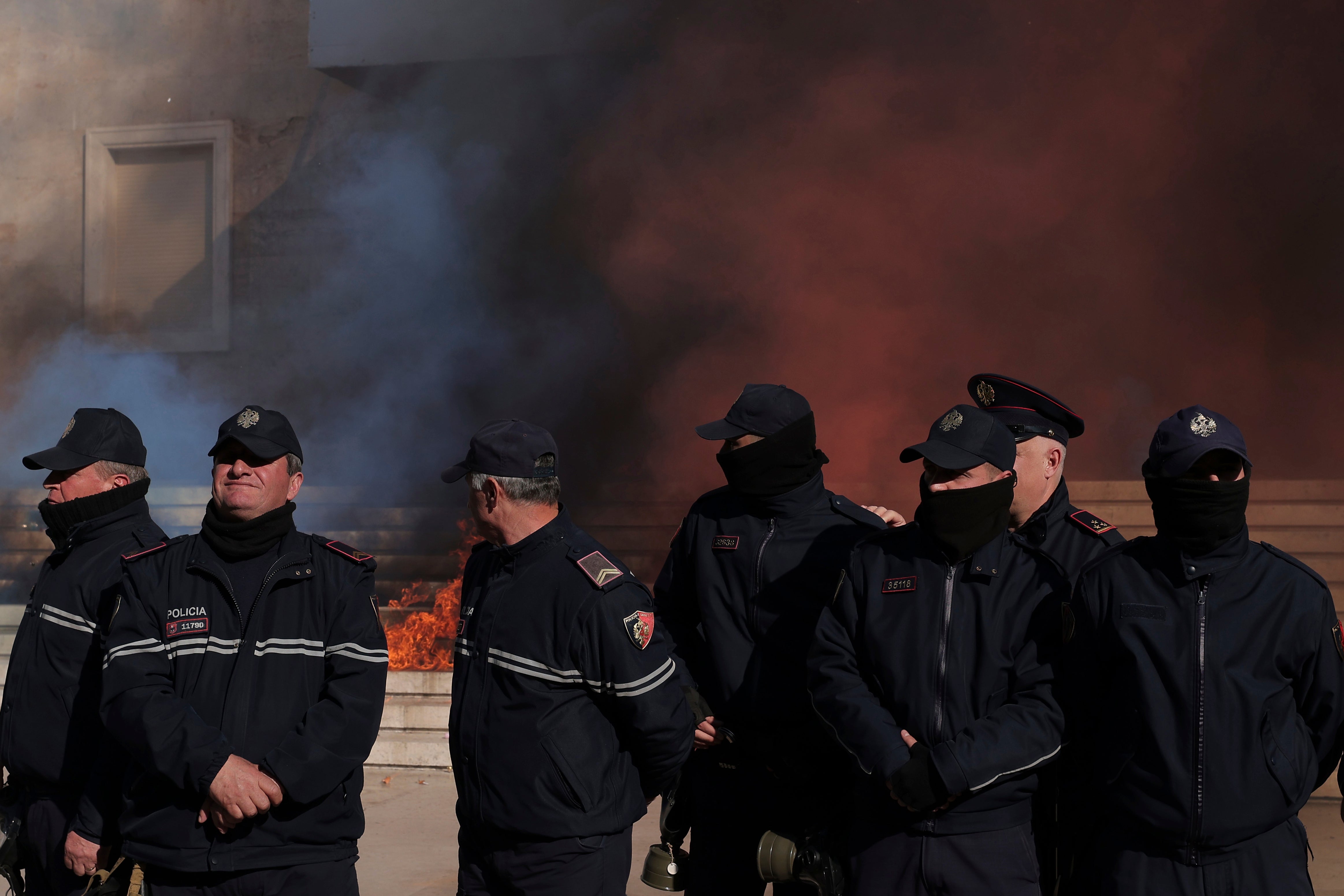 Albania Opposition Protest