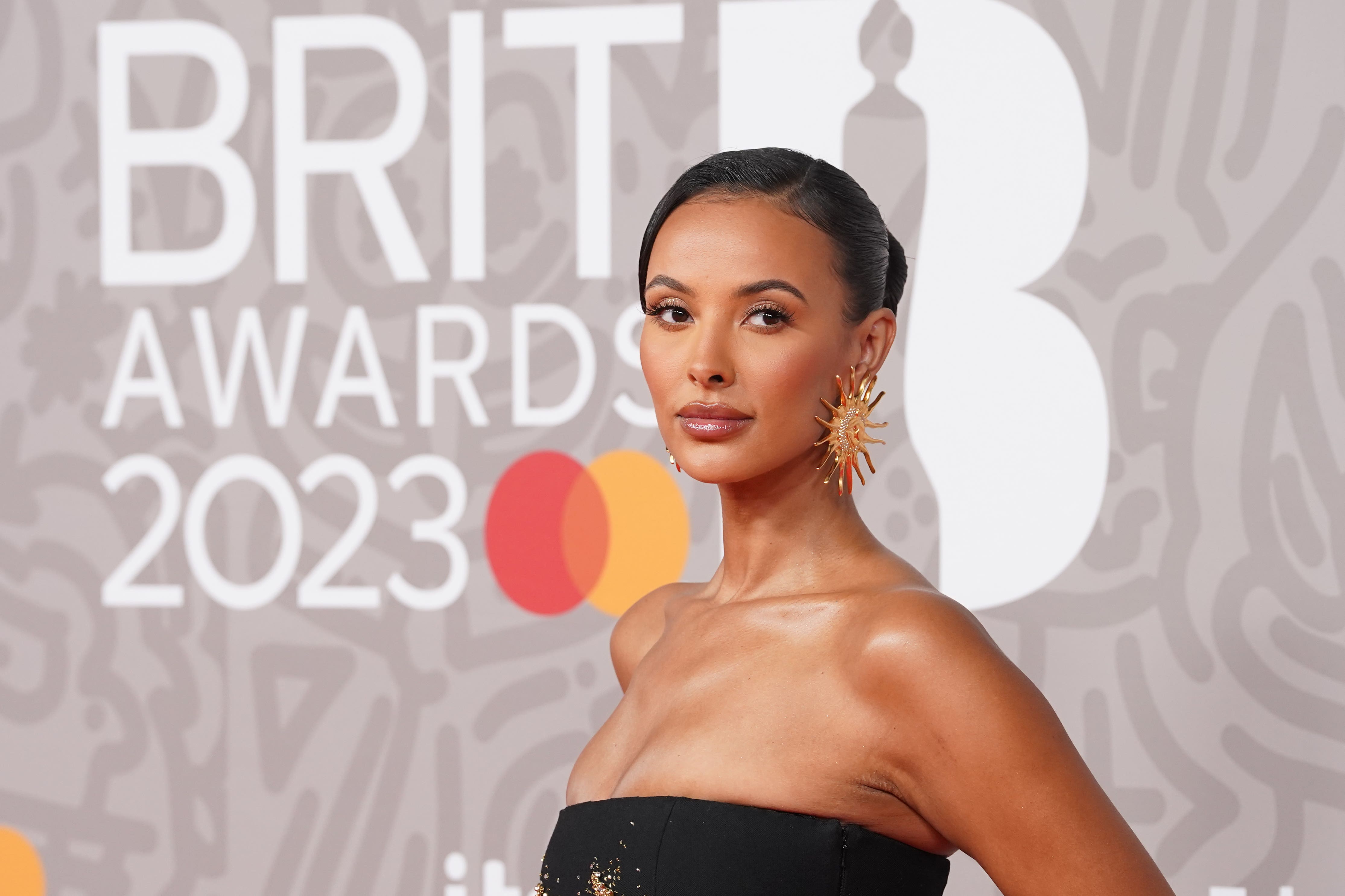 Maya Jama attending the Brit Awards 2023 at the O2 Arena, London (Ian West/PA)