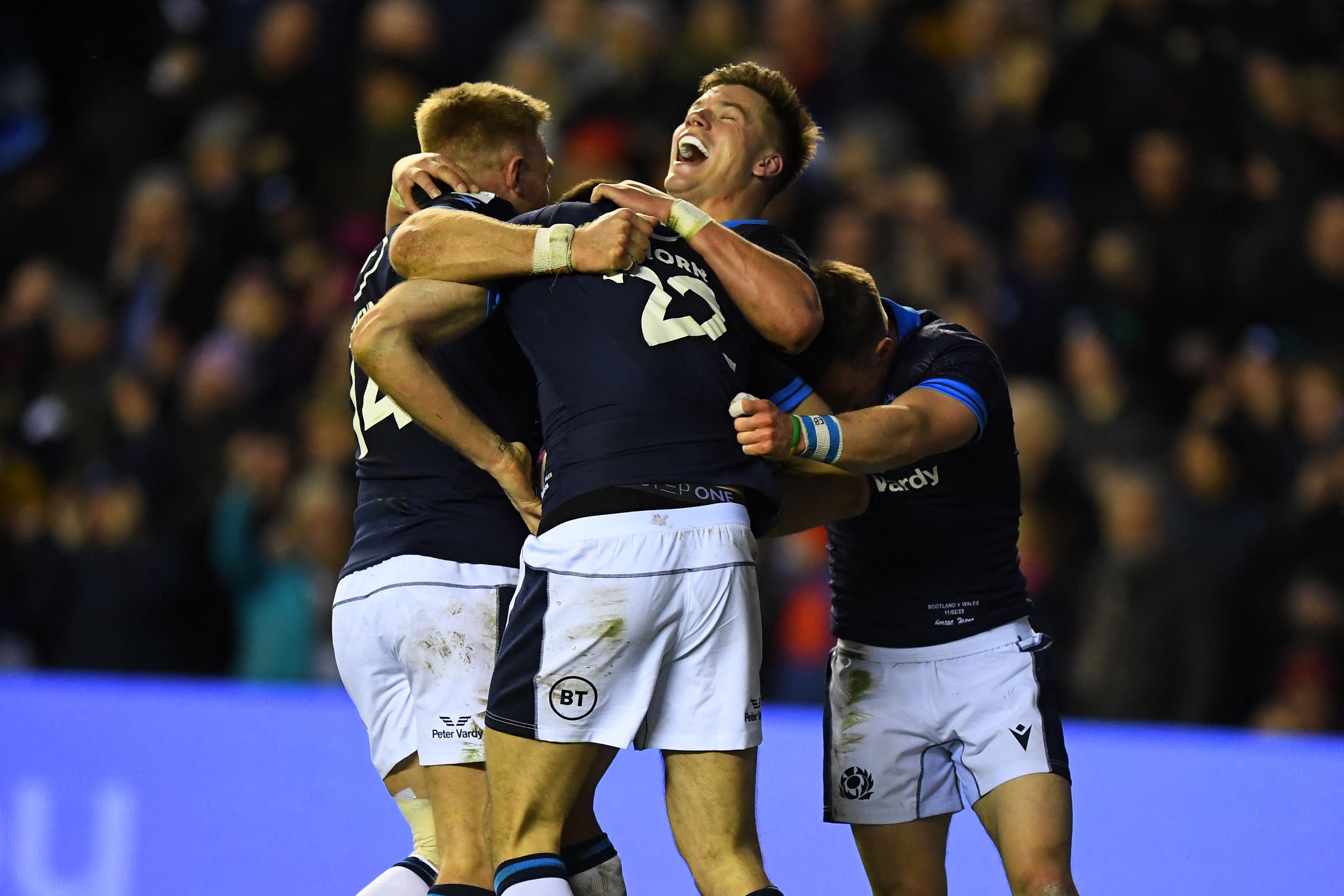 Scotland could celebrate a comprehensive win over their bogey team