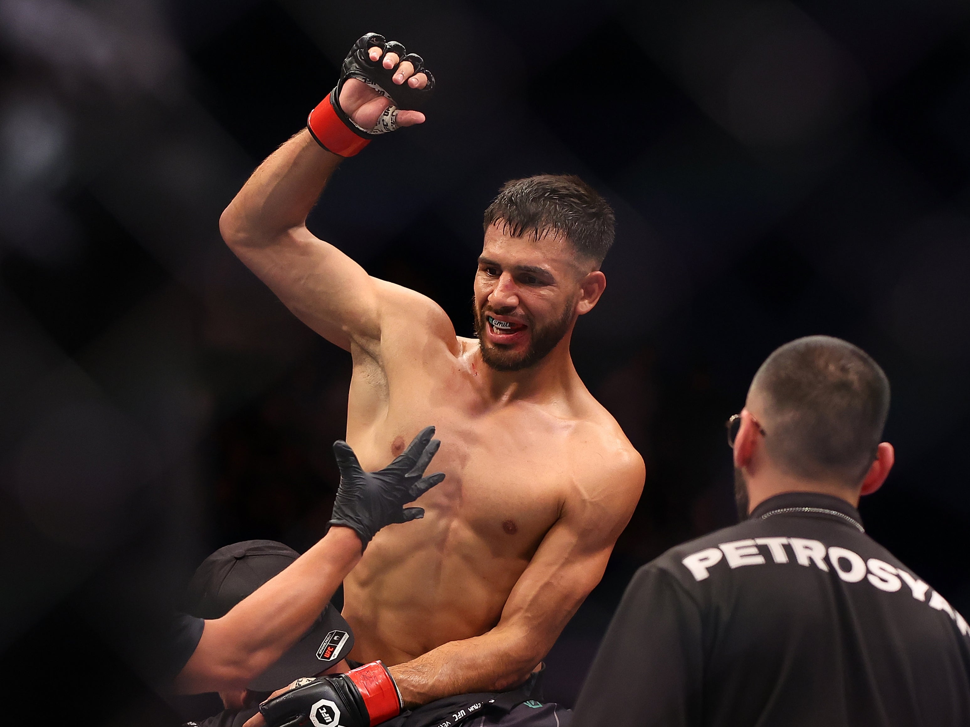 Yair Rodriguez was crowned interim featherweight champion after submitting Josh Emmett