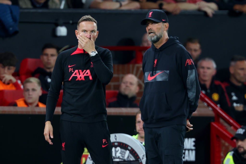 Klopp and his assistant Pep Lijnders