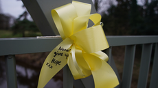 Messages of hope tied to River Wyre bridge as Nicola Bulley search continues