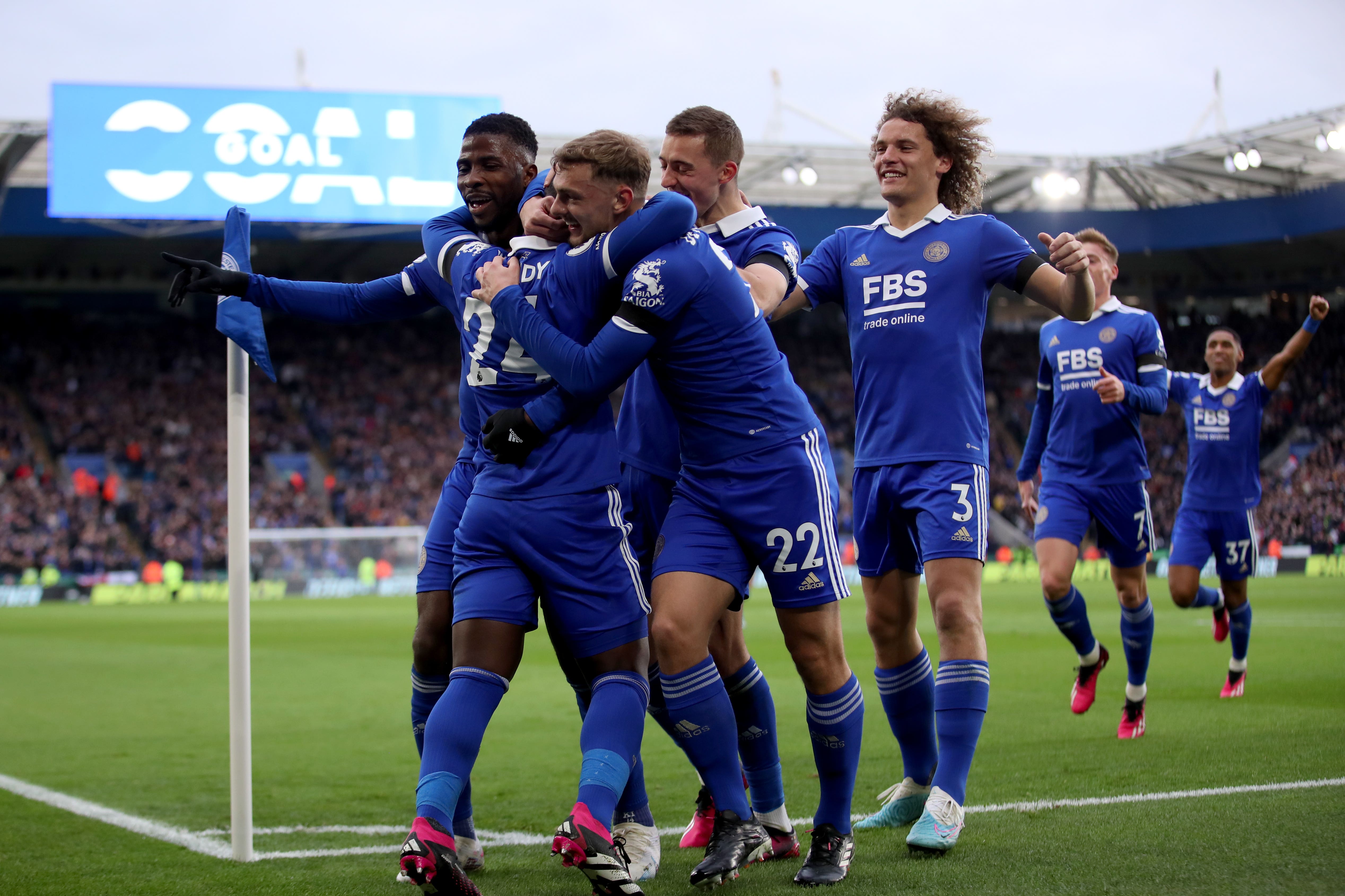 Leicester were rampant against Tottenham (Isaac Parkin/PA)