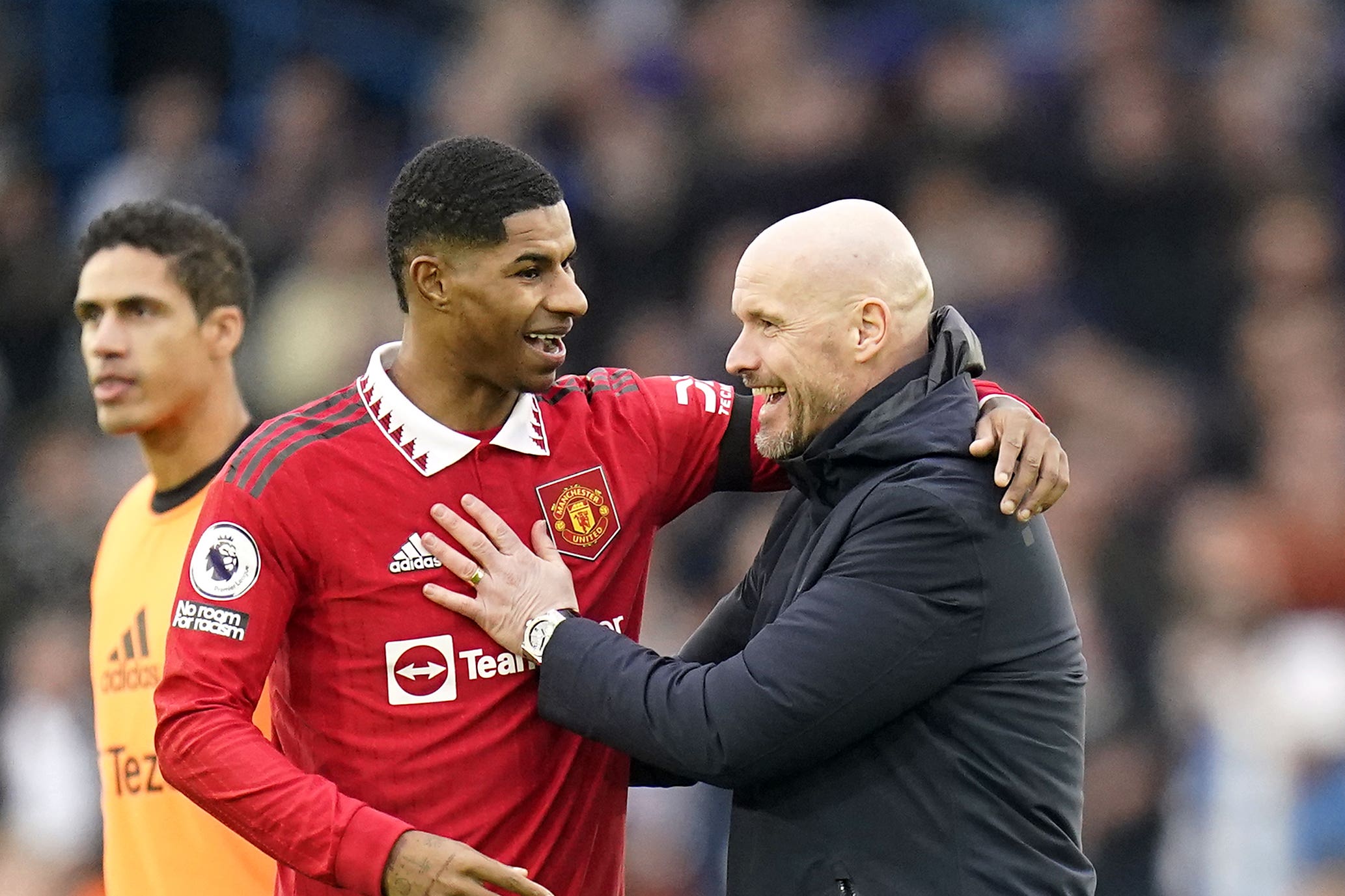 Erik ten Hag hails Marcus Rashford as one of the best forwards in Europe